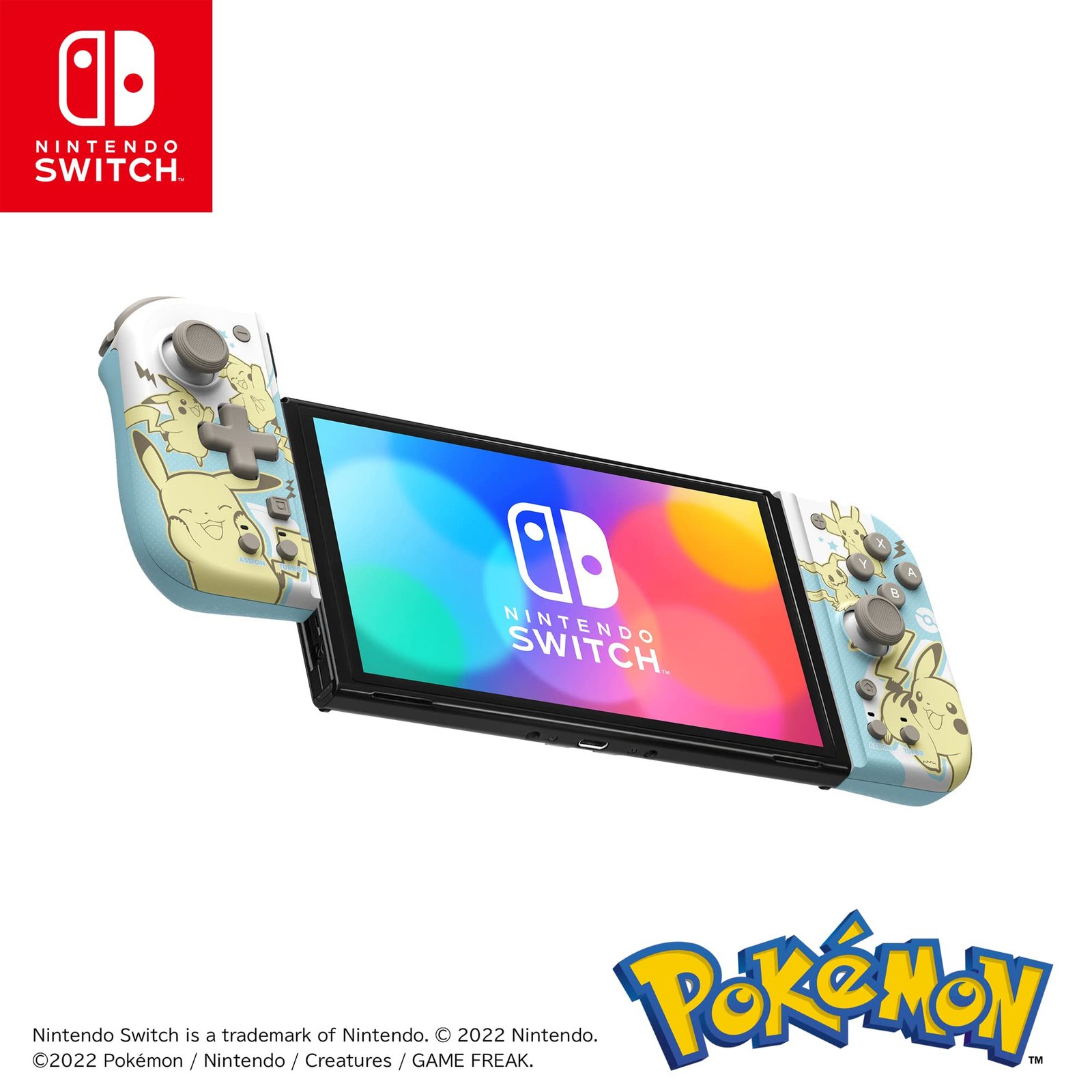 NINTENDO SWITCH HORI POKEMON SPLIT PAD COMPACT PIKACHU AND MIMIKYU NSW-410U