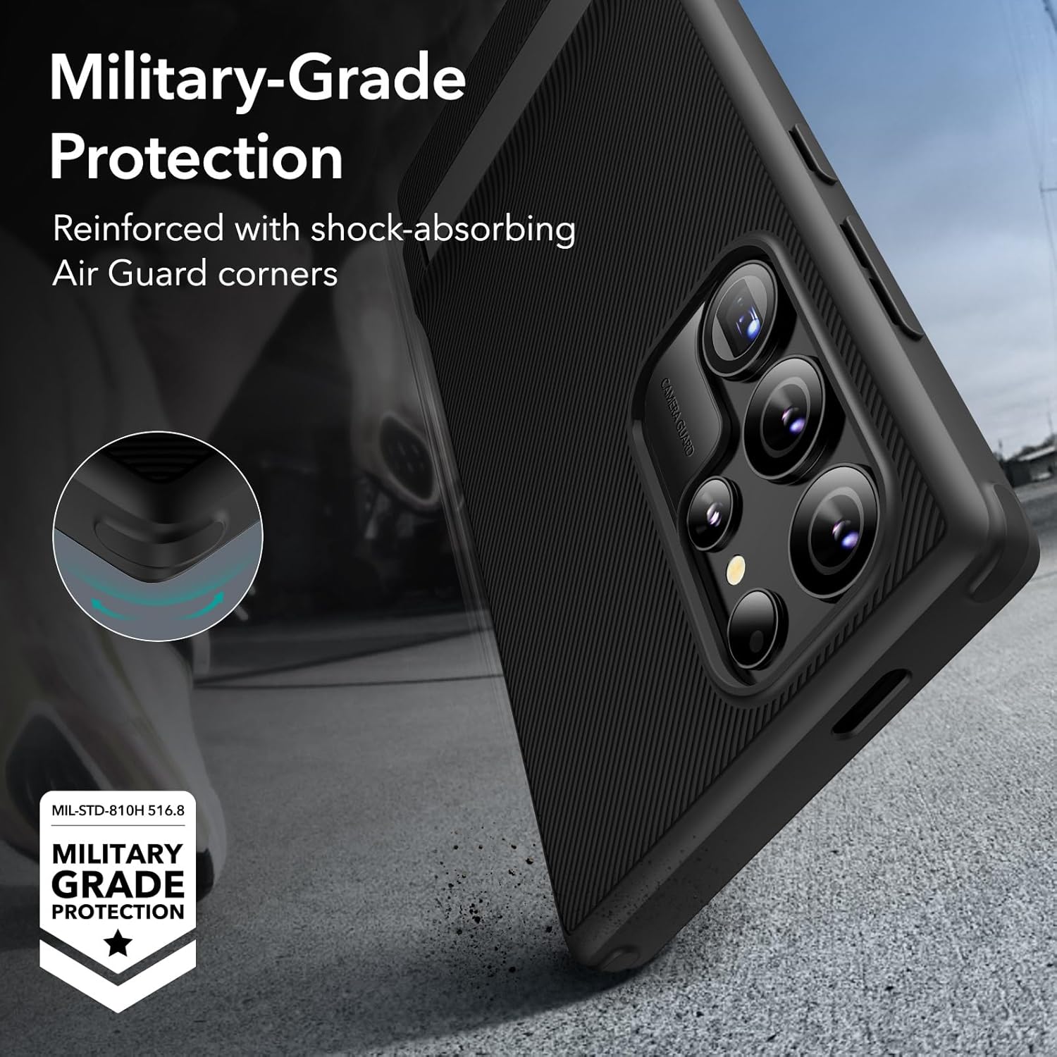 ESR BOOST KICKSTAND SAMSUNG S24 ULTRA CASE BLACK thumbnail 5