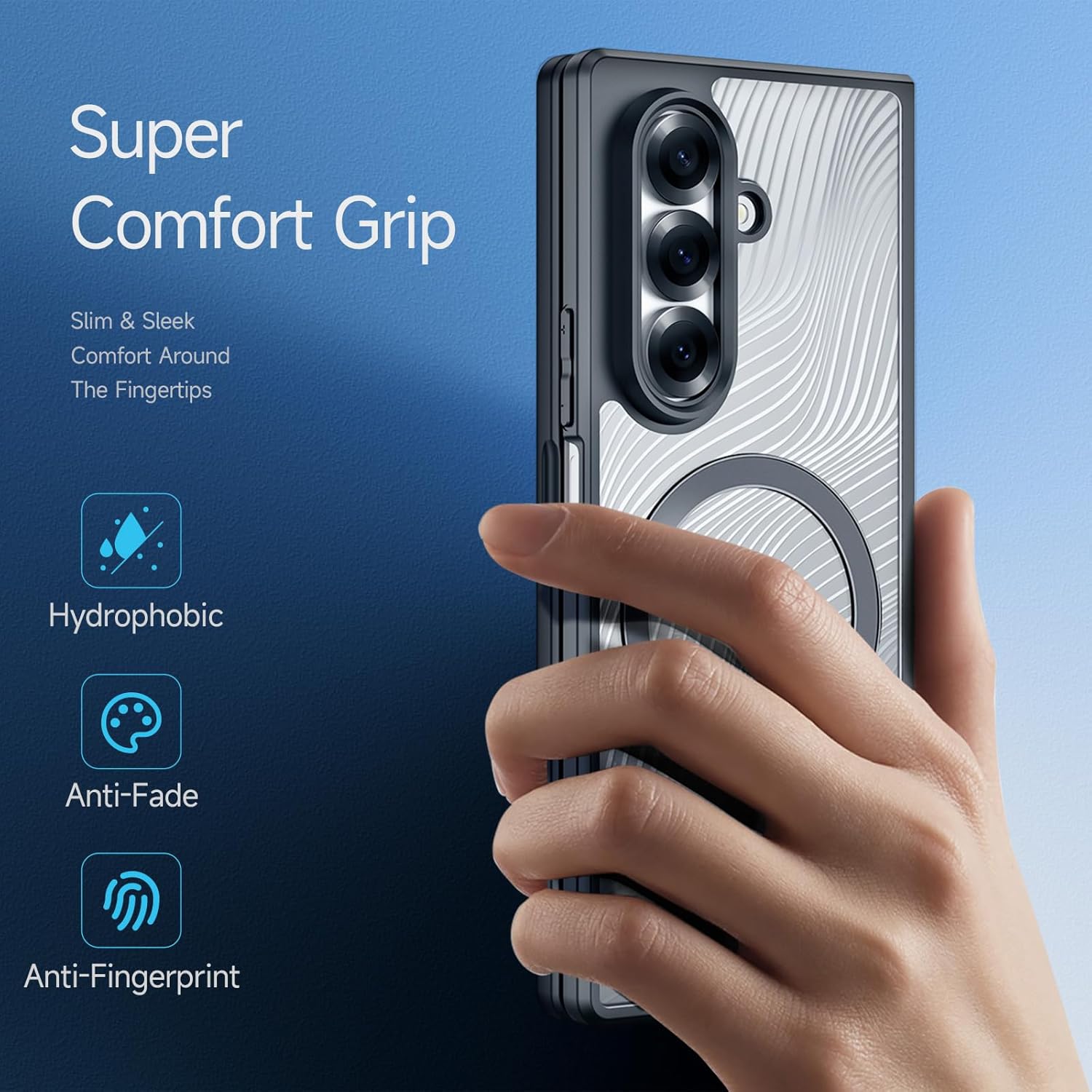 DUXDUCIS SAMSUNG Z FOLD 7 AIMO MAG CASE BLACK AIMO-0337 thumbnail 6