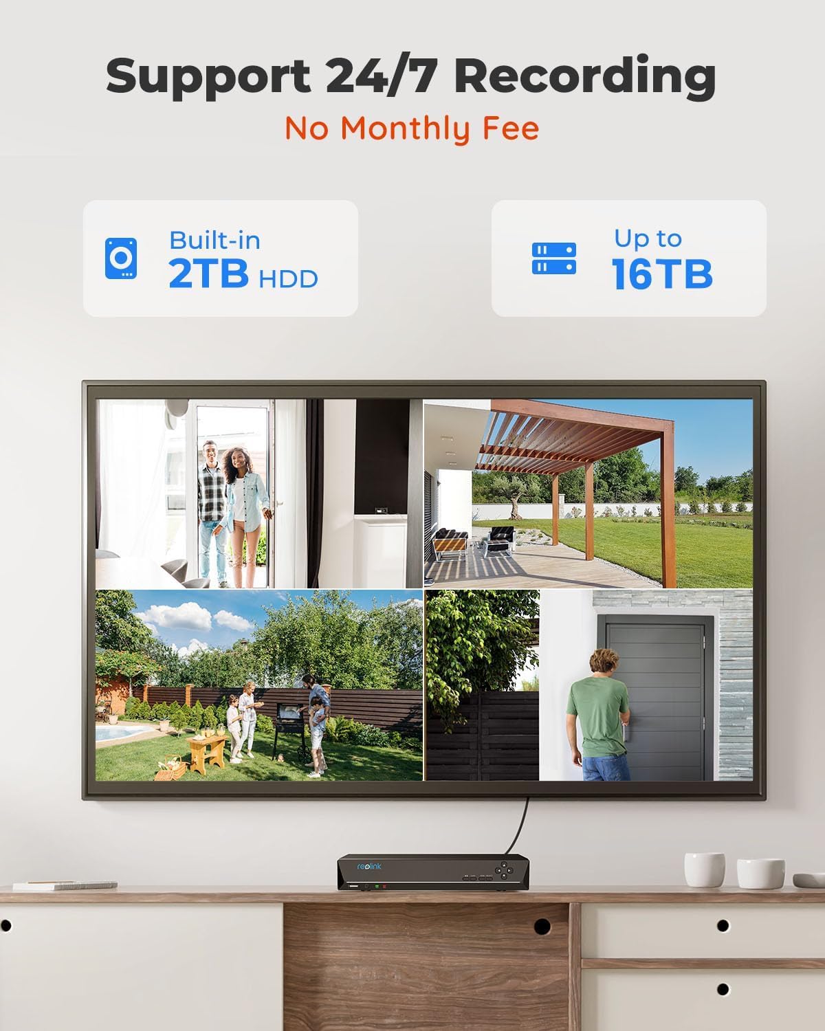 REOLINK PRO SERIES 5MP SUPER HD  POE SECURITY CAMERA P320 PC510AB2KO1 thumbnail 5