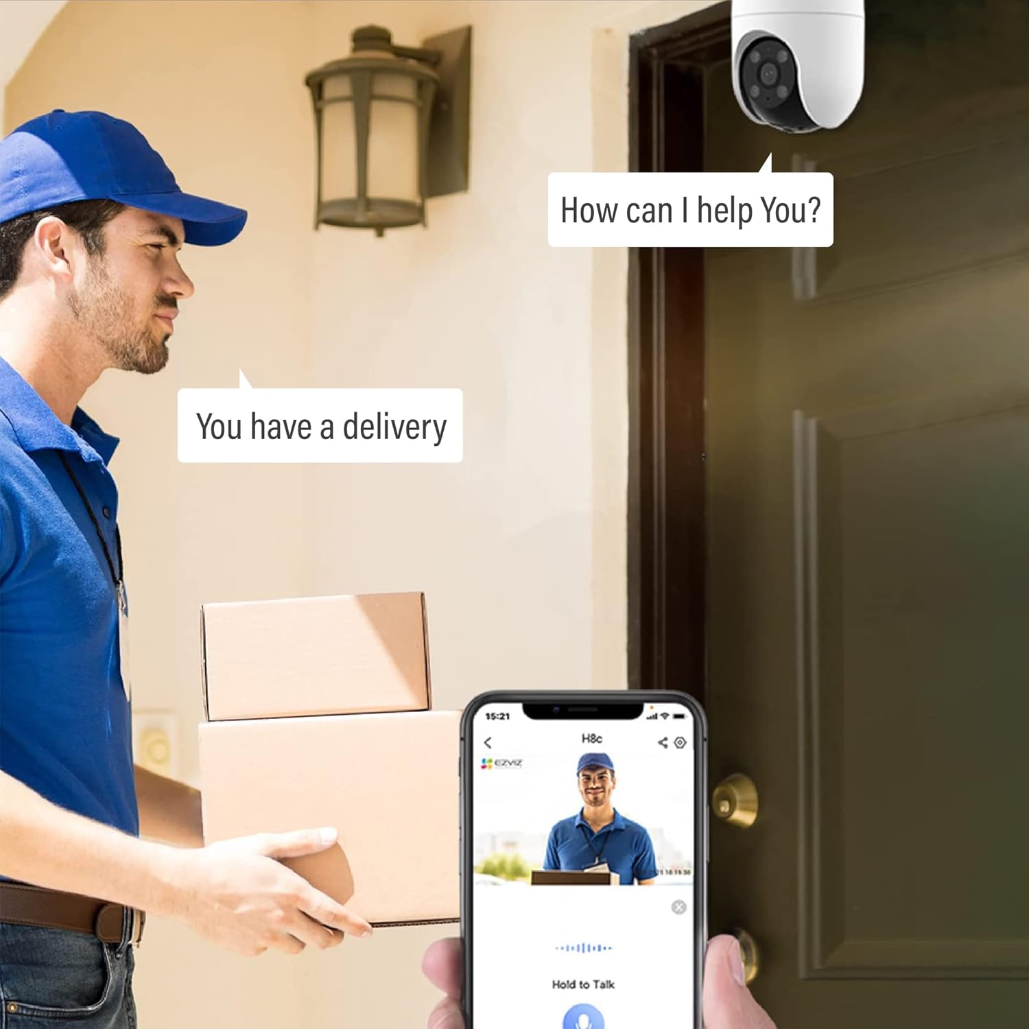 EZVIZ SMART HOME 3K CAMERA H8C PRO CS-H8C-R200 1J5WKFL thumbnail 6