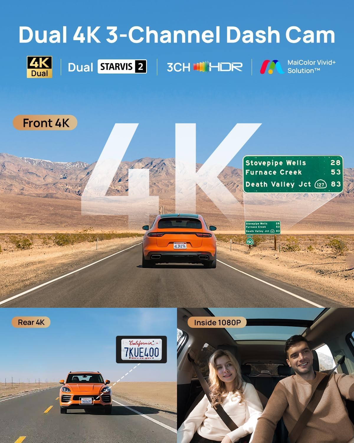 70MAI DASH CAM 4K T800 HDR SET thumbnail 3