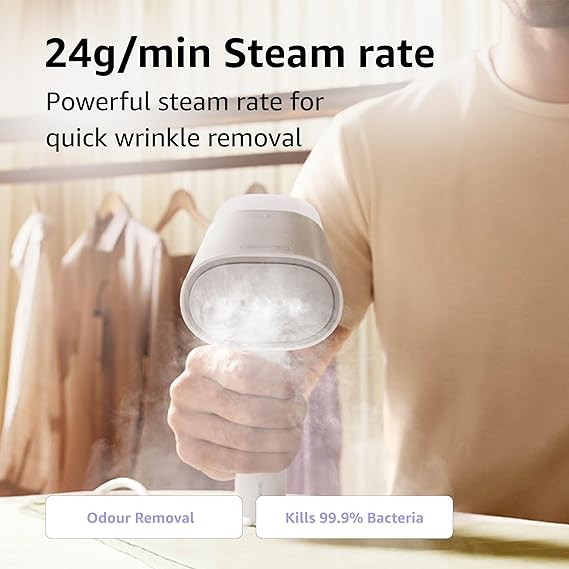 XIAOMI MIJIA HANDHELD PORTABLE GARMENT STEAMER 2 WHITE thumbnail 12