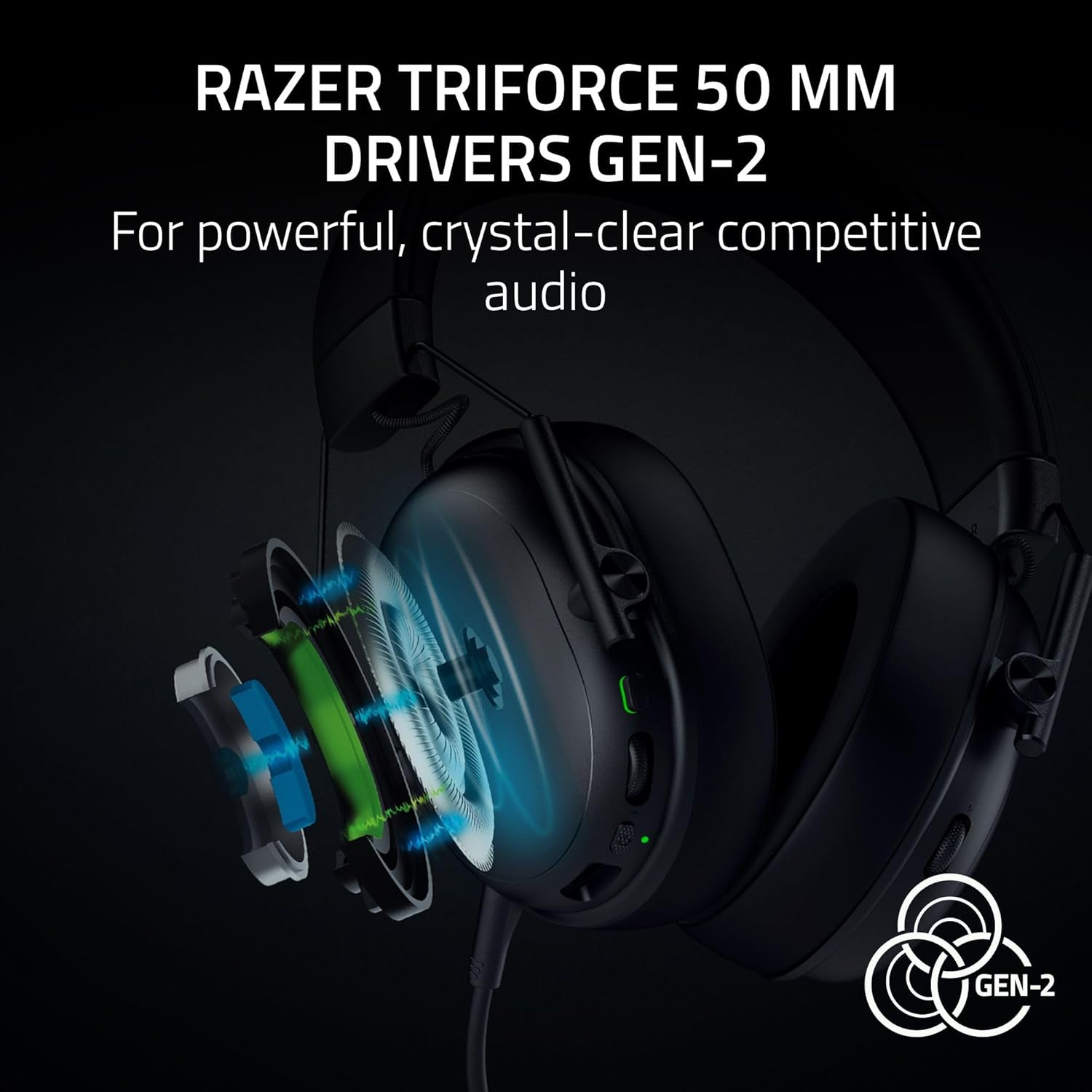 RAZER BLACKSHARK V3 X HYPERSPEED WIRELESS ESPORTS HEADSET RZ04-05420100-R3M1 thumbnail 5