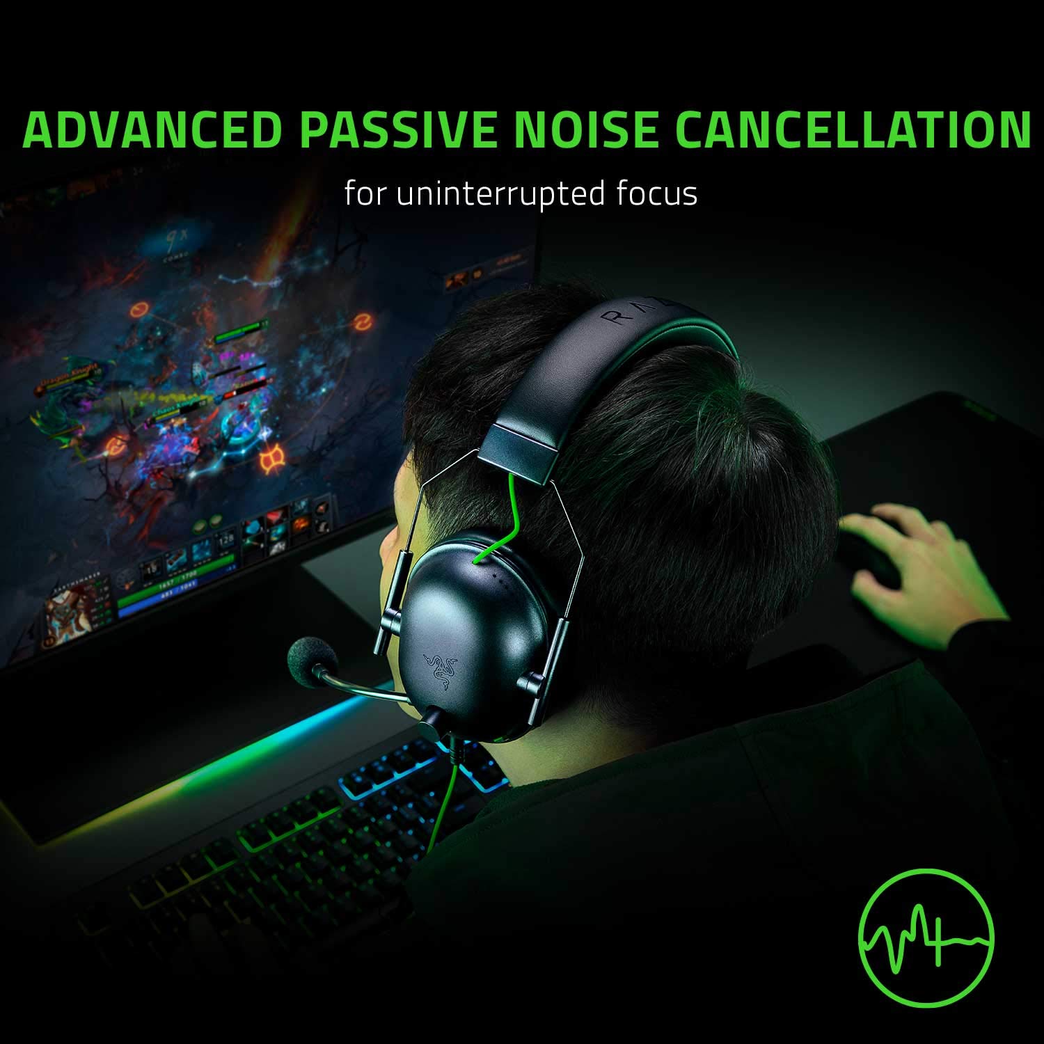 RAZER BLACKSHARK V2 X PLAYSTATION GAMING HEADSET BLACK RZ04-03241000-R3G1 thumbnail 4