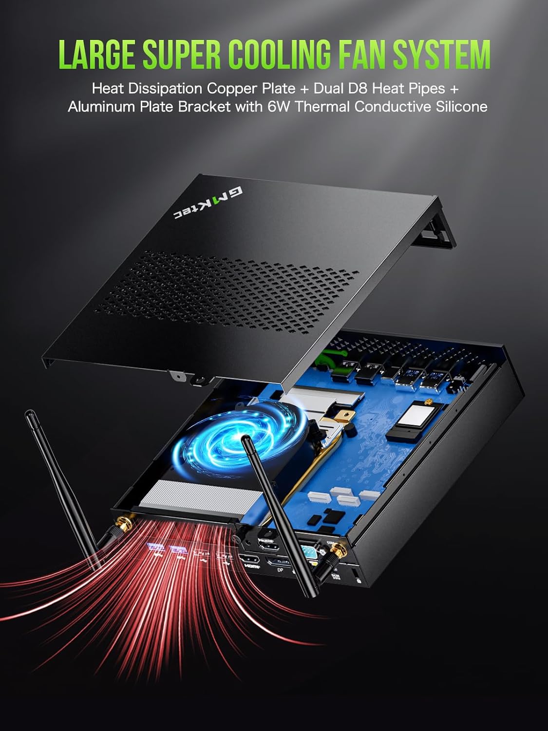 GMKTEC MINI PC INTEL CORE I9 13900HK 32GB RAM 1TB SSD WIN 11 PRO NUCBOX-K10 thumbnail 8