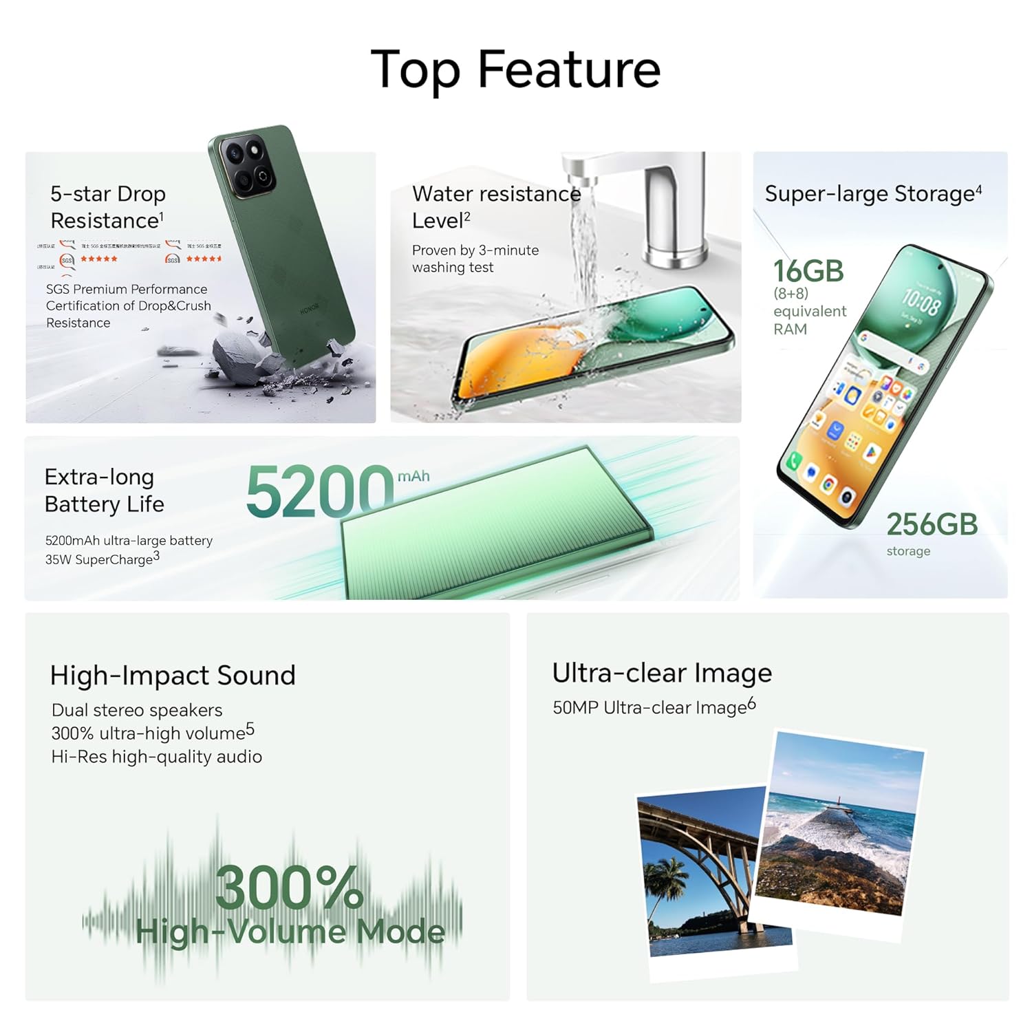 HONOR X7C 8+256GB FOREST GREEN  ALT-LX2 thumbnail 5