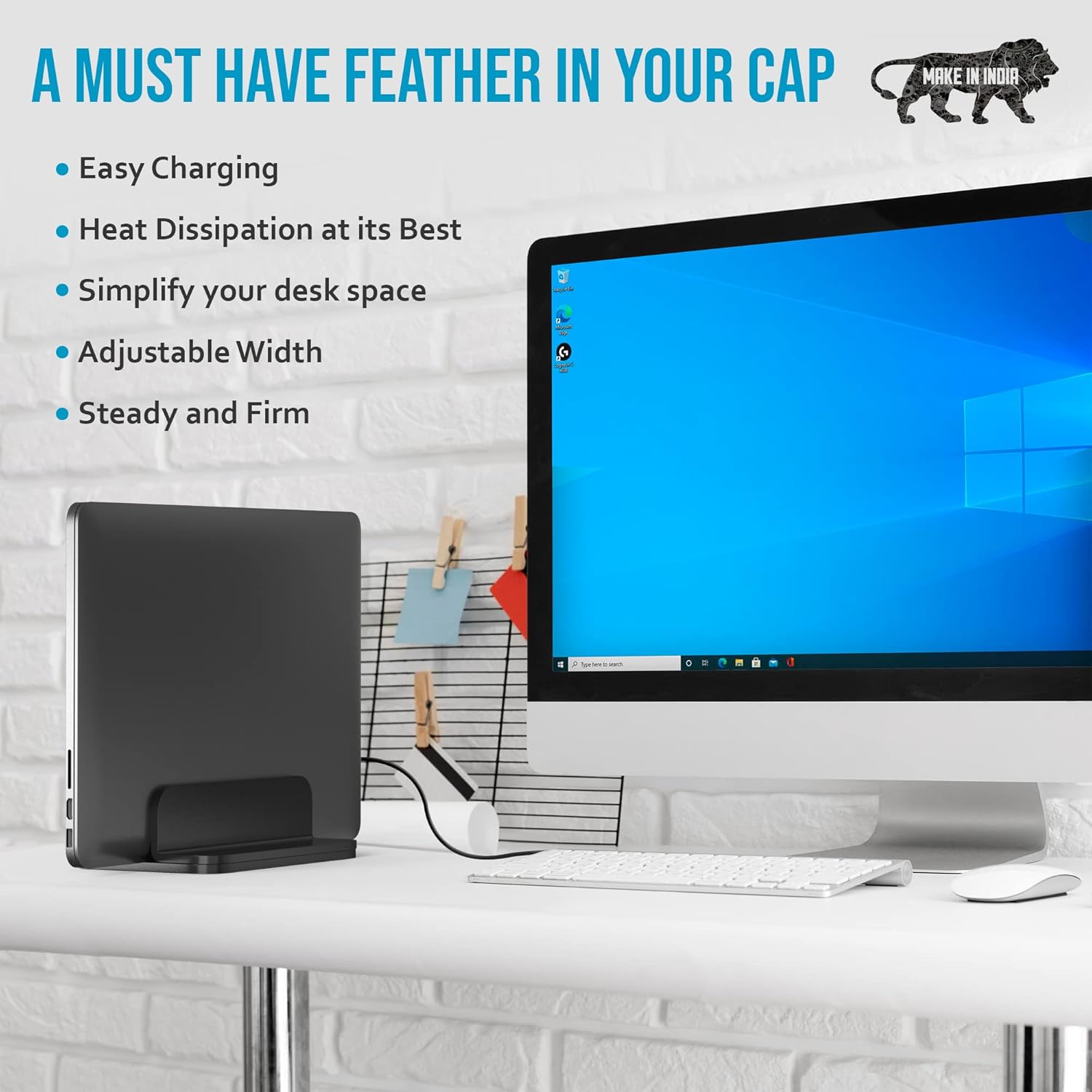 VERTICAL LAPTOP STAND HOLDER SINGLE thumbnail 6