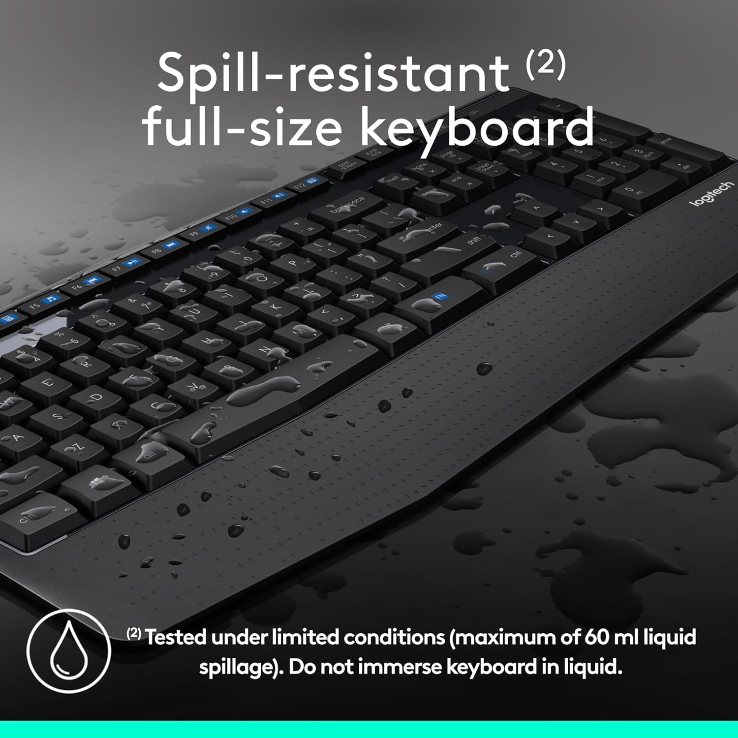 LOGITECH WIRELESS COMBO COMFORT KEYBOARD MK345 920-010068 thumbnail 2