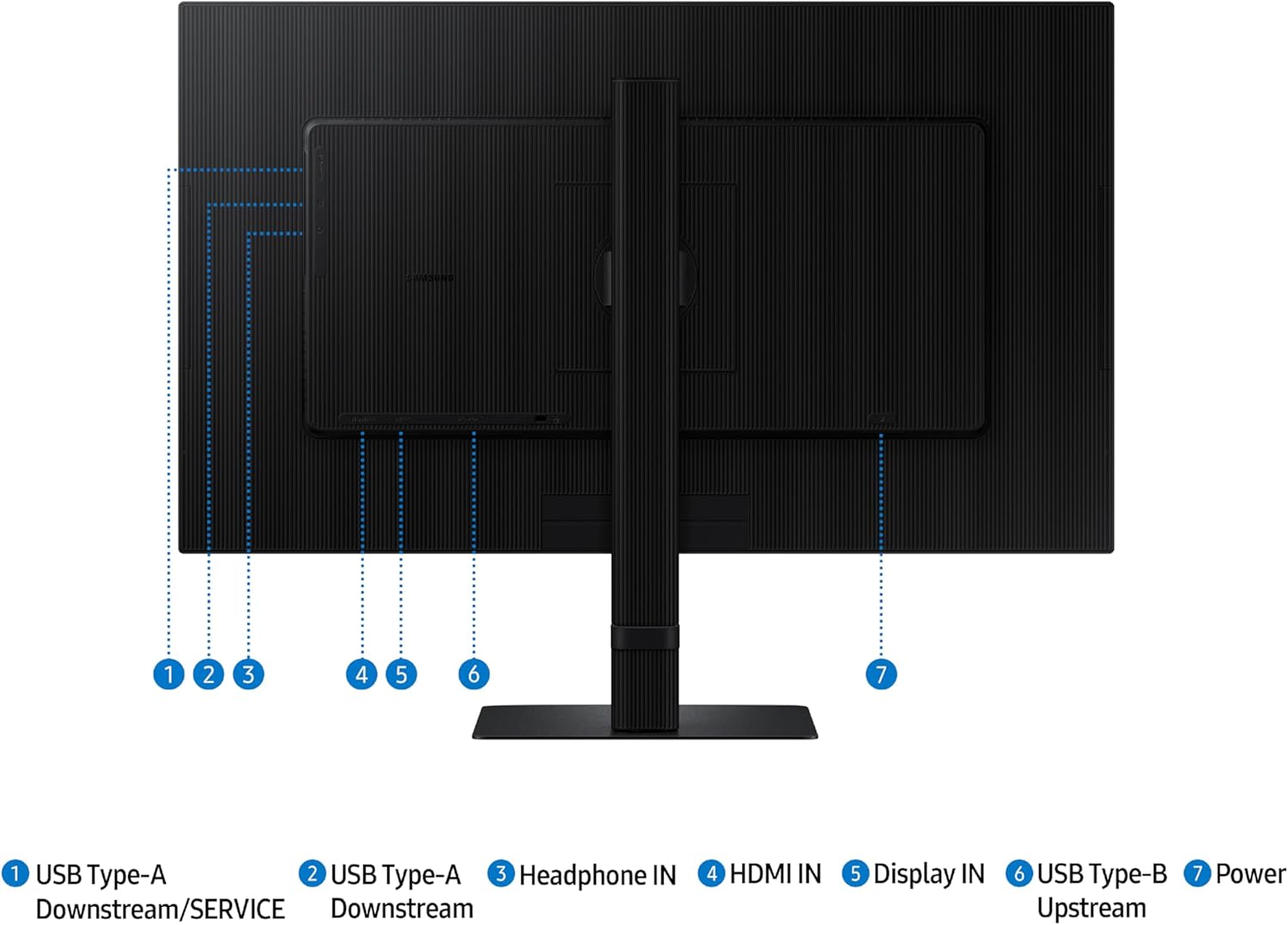 SAMSUNG 32 INCH VIEWFINITY S6 S60D QHD 5MS 100HZ MONITOR LS32D606EAMXUE thumbnail 8