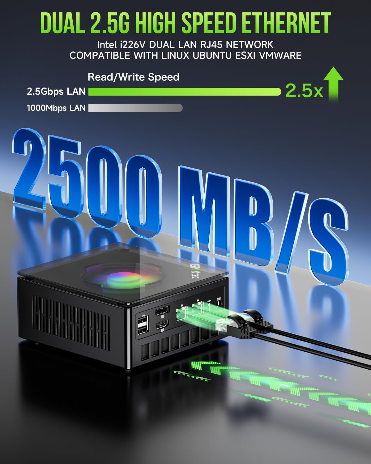 GMKTEC MINI PC RYZEN 9 8945HS 32GB RAM 1TB SSD WIN 11 PRO NUCBOX-K11 thumbnail 7