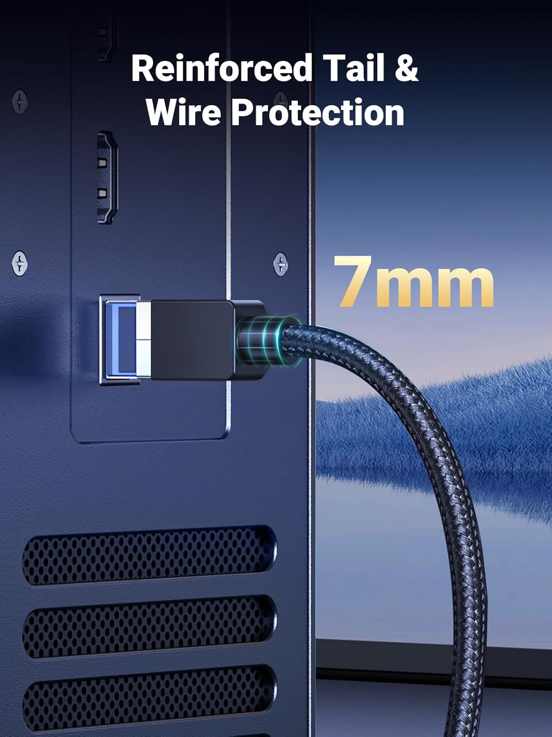 UGREEN CAT8 PURE COPPER ETHERNET CABLE 8M BLACK 70651 thumbnail 4