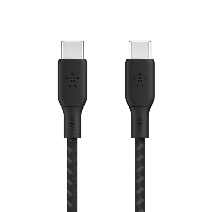 BELKIN BOOST CHARGE USB C TO USB C 100W CABLE 3M BLACK CAB014BT3MBK