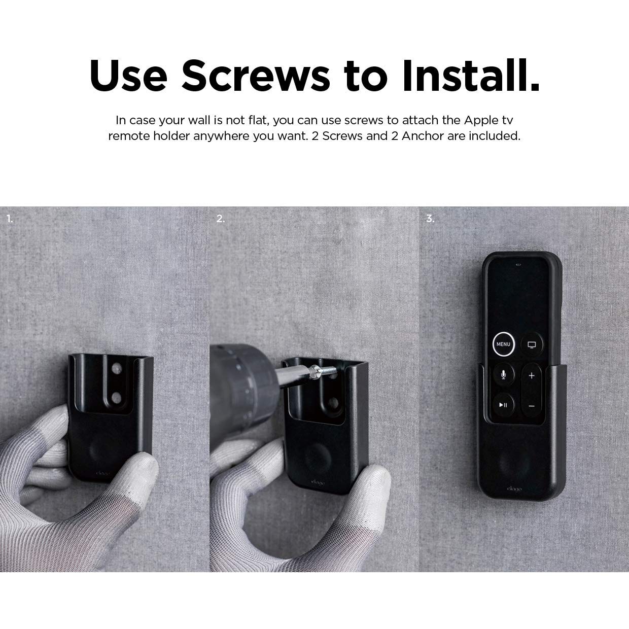 ELAGO MULTI MOUNT APPLE TV CASE EST-ATV-BK thumbnail 8