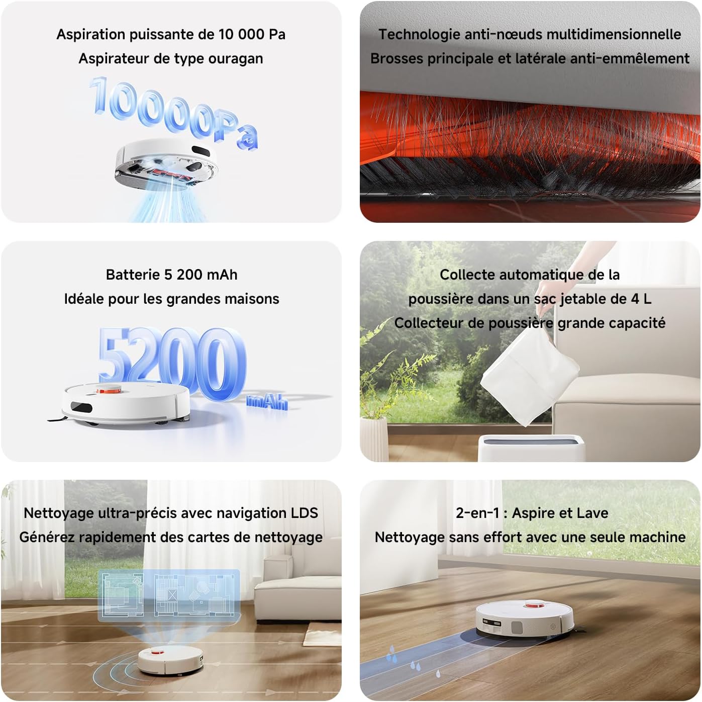 XIAOMI ROBOT VACUUM WHITE H40 thumbnail 3
