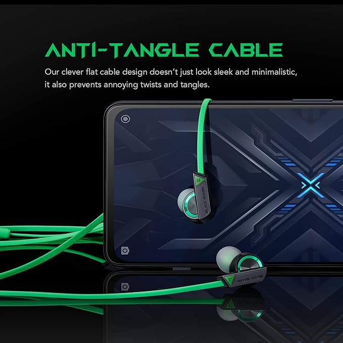 BLACK SHARK 3.5MM EARPHONE PRO GREEN BE10 thumbnail 5