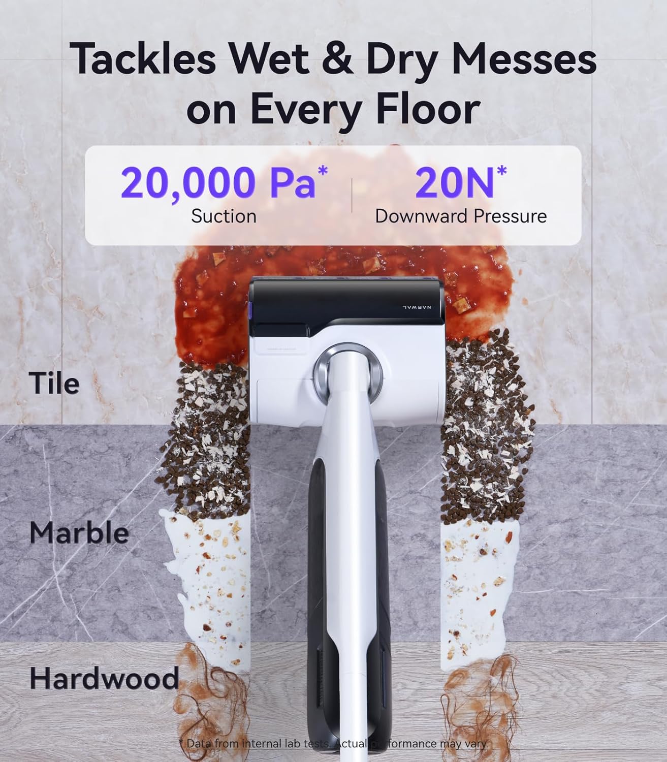 NARWAL S30 WET DRY CORDLESS VACUUM CLEANER NRL-S30-WHI thumbnail 4