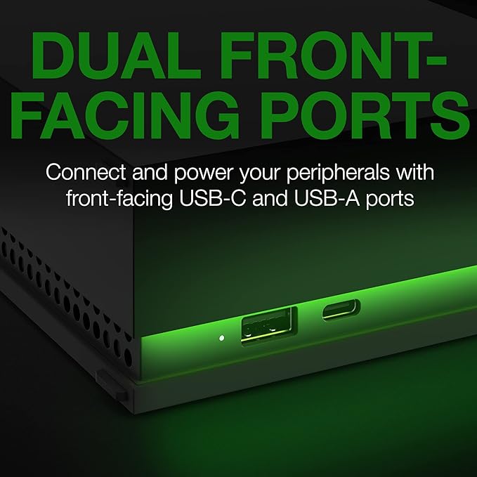 SEAGATE 8TB GAME DRIVE HUB EXTERNAL DESKTOP HDD USB 3.2 GEN 1 DUAL USB-C AND USB-A PORTS STKW8000400 thumbnail 3