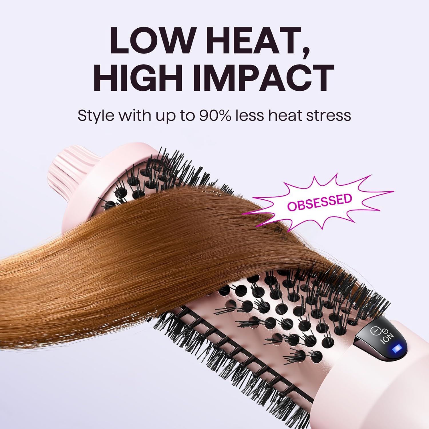 WAVYTALK BLOWOUT BOOST IONIC THERMAL BRUSH PINK 206 thumbnail 6