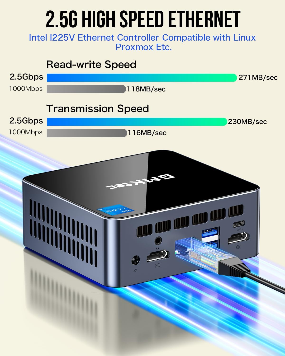 GMKTEC MINI PC INTEL CORE I5 12450H 32GB RAM 1TB SSD WIN 11 PRO NUCBOX-M3 thumbnail 5