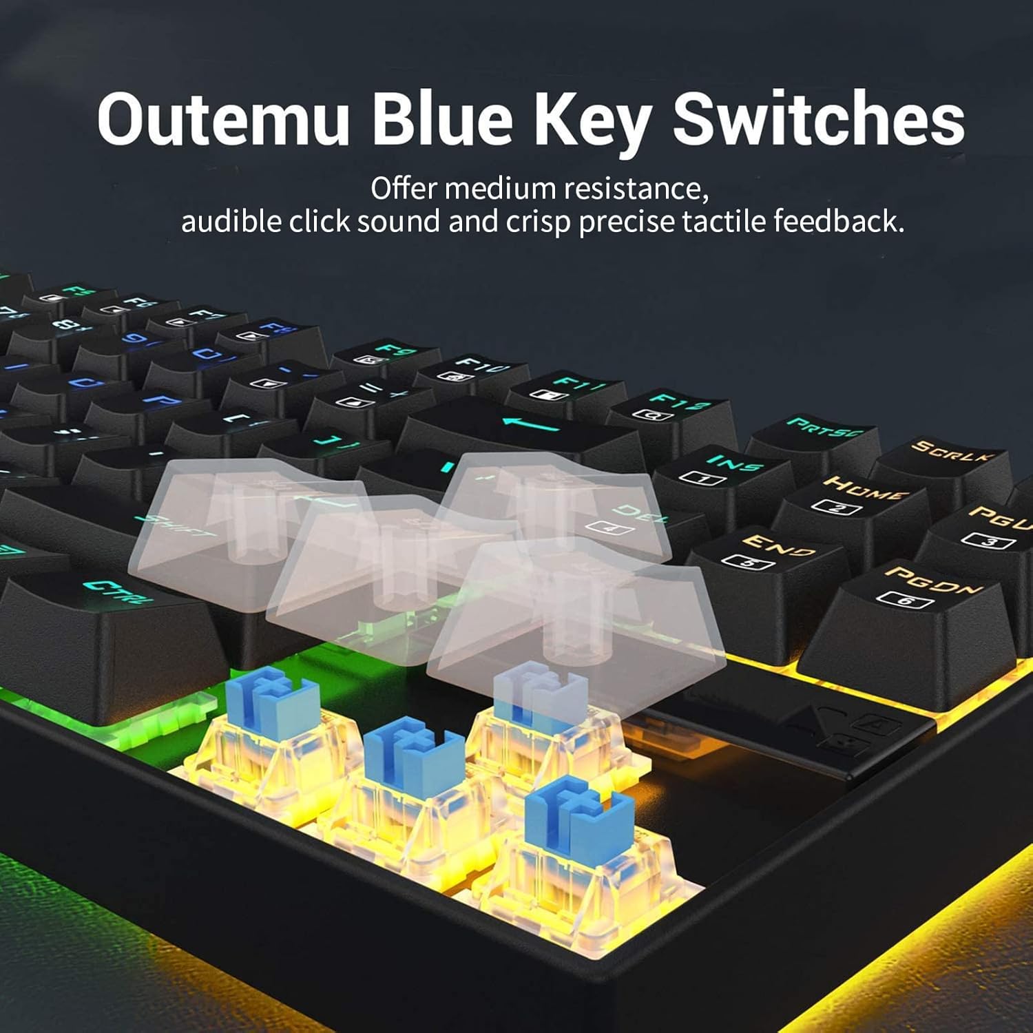 REDRAGON GAMING ESSENTIALS KEYBOARD MOUSE COMBO 2 IN 1 K552RGB-BA thumbnail 6