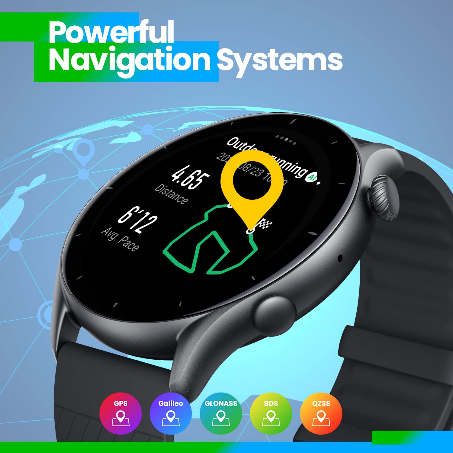AMAZFIT GTR3 SMART WATCH MOONLIGHT GRAY thumbnail 7