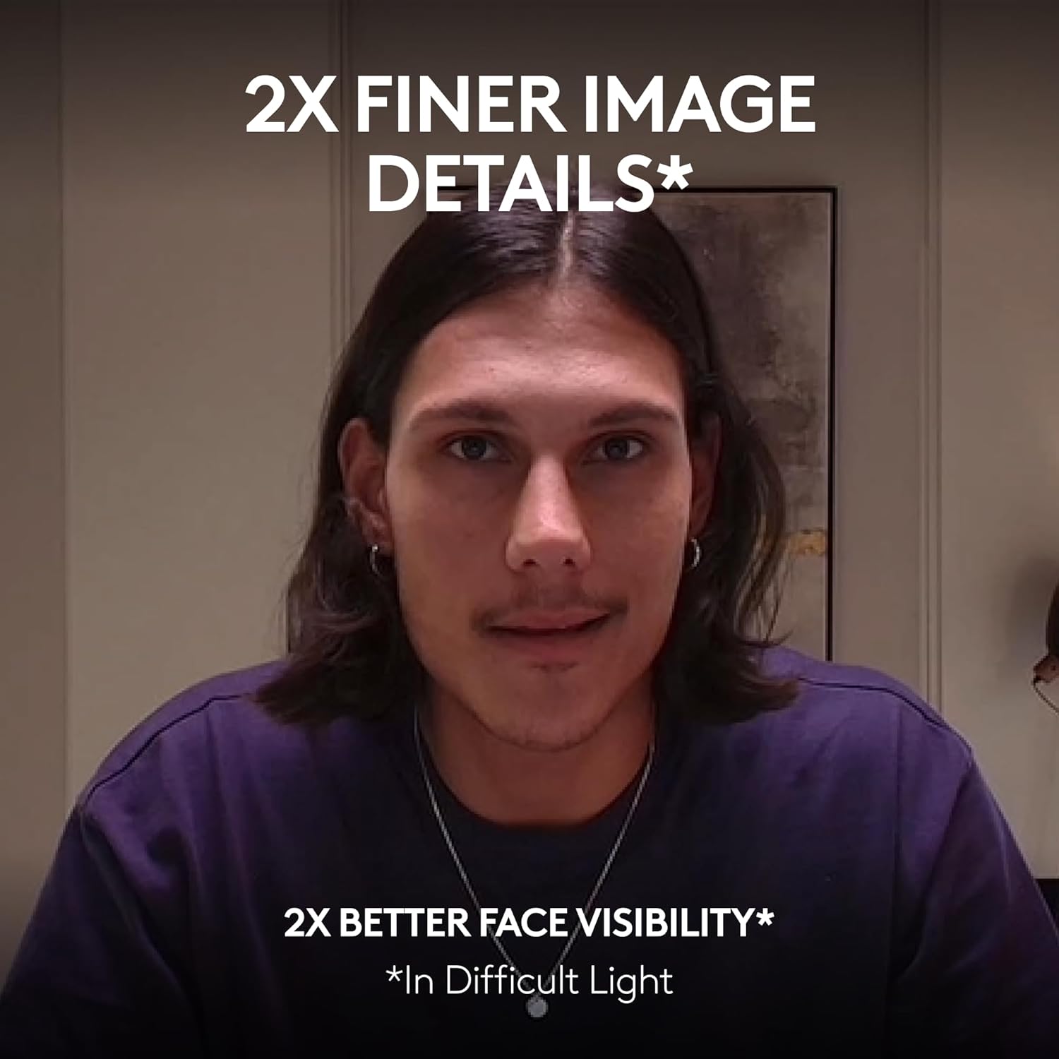 LOGITECH MX BRIO 4K ULTRA HD WEBCAM PALE GRAY 960-001554 thumbnail 3