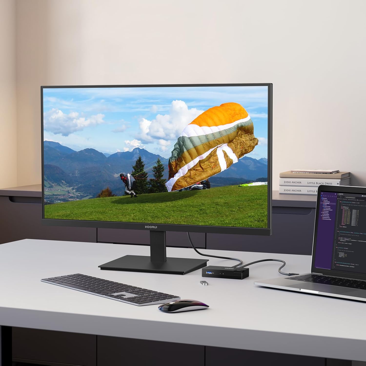 KOORUI 23.8-INCH FHD 1920X1080 SRGB 144HZ 5MS IPS PANEL BUSINESS MONITOR E2411K thumbnail 9