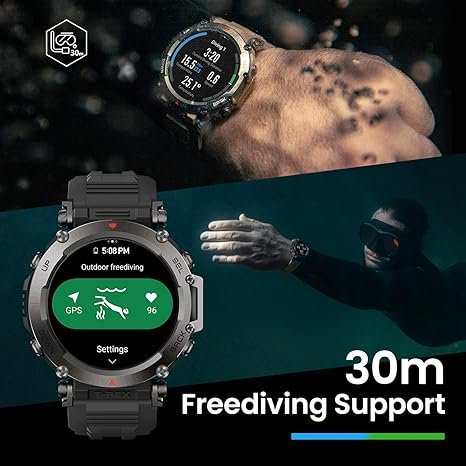 Amazfit T-Rex Ultra Smart Watch (A2142) - Rugged Design, Adventure-Ready, Long Battery Life thumbnail 5