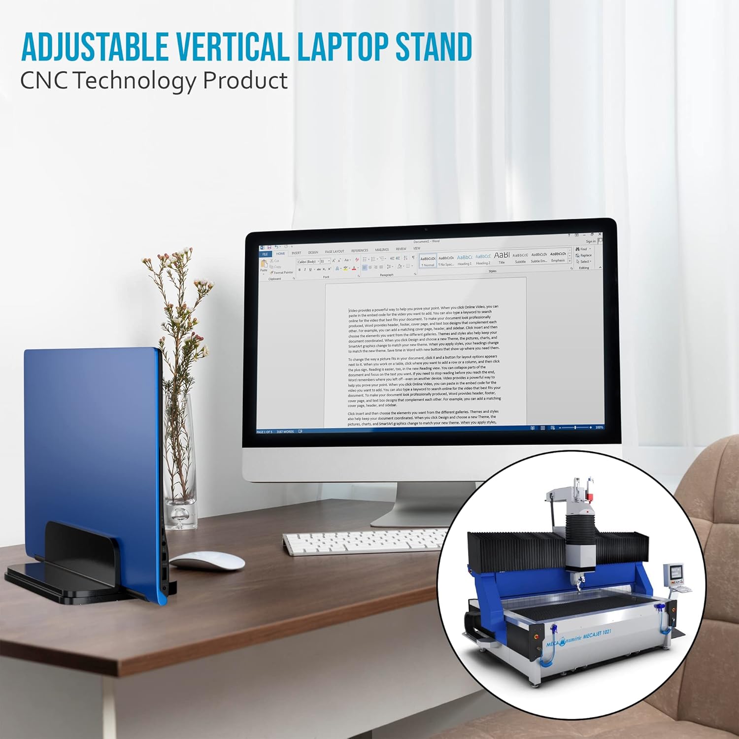 VERTICAL LAPTOP STAND HOLDER SINGLE thumbnail 8
