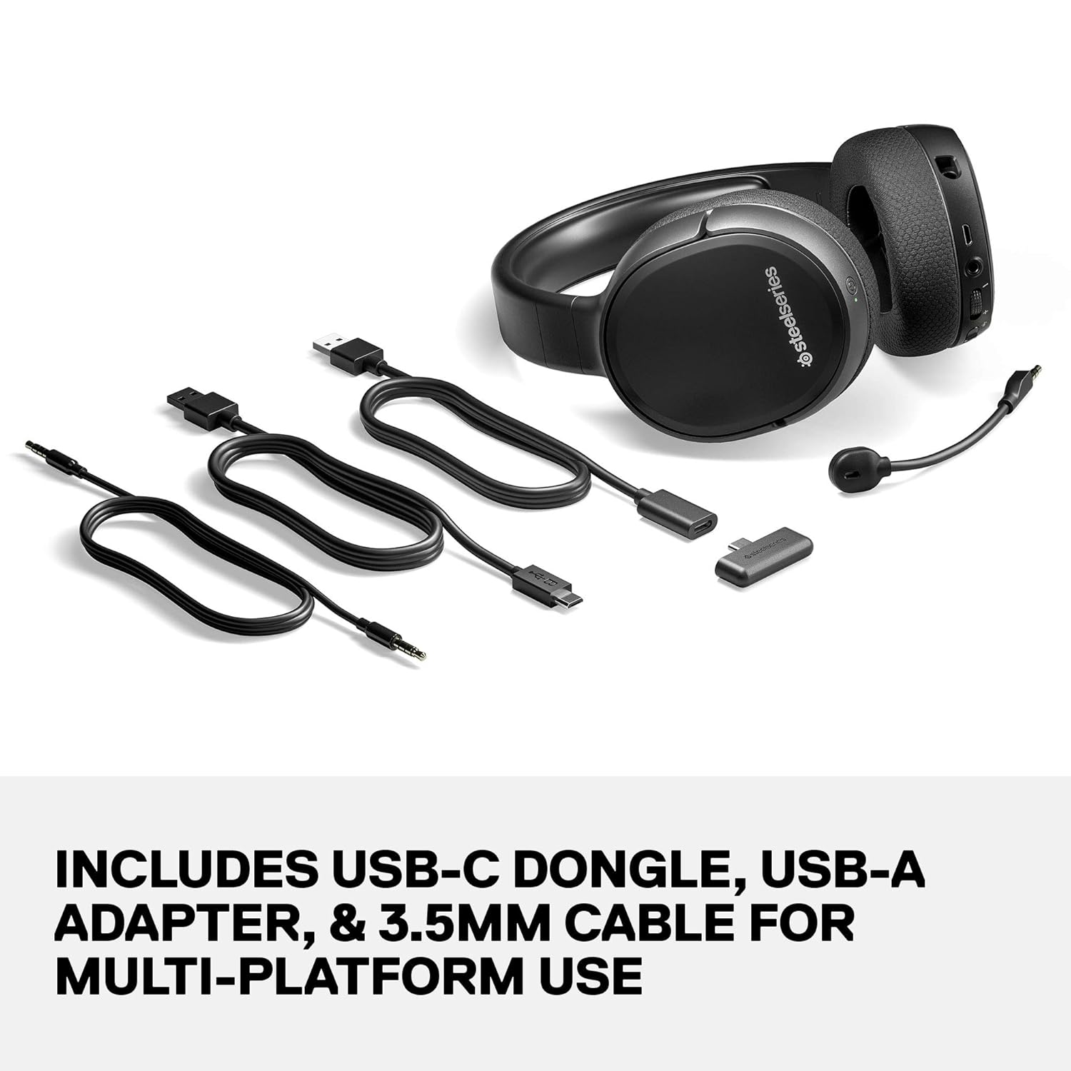 STEELSERIES ARCTIS 1 FOR PS5 WIRELESS GAMING HEADSET 61519 thumbnail 7