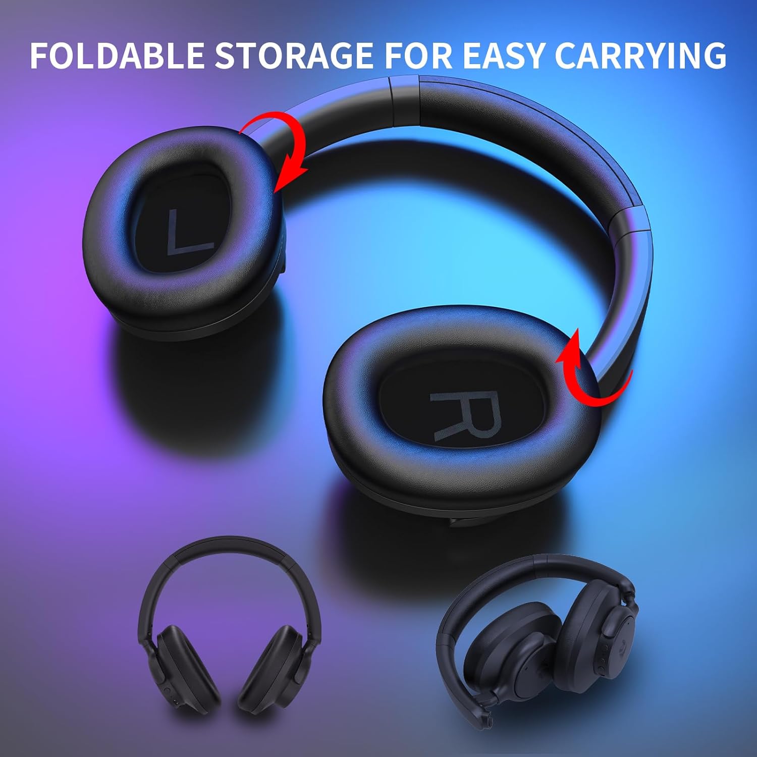 REDRAGON VIBECORE WIRED/WIRELESS GAMING HEADSET BLACK H610 thumbnail 5