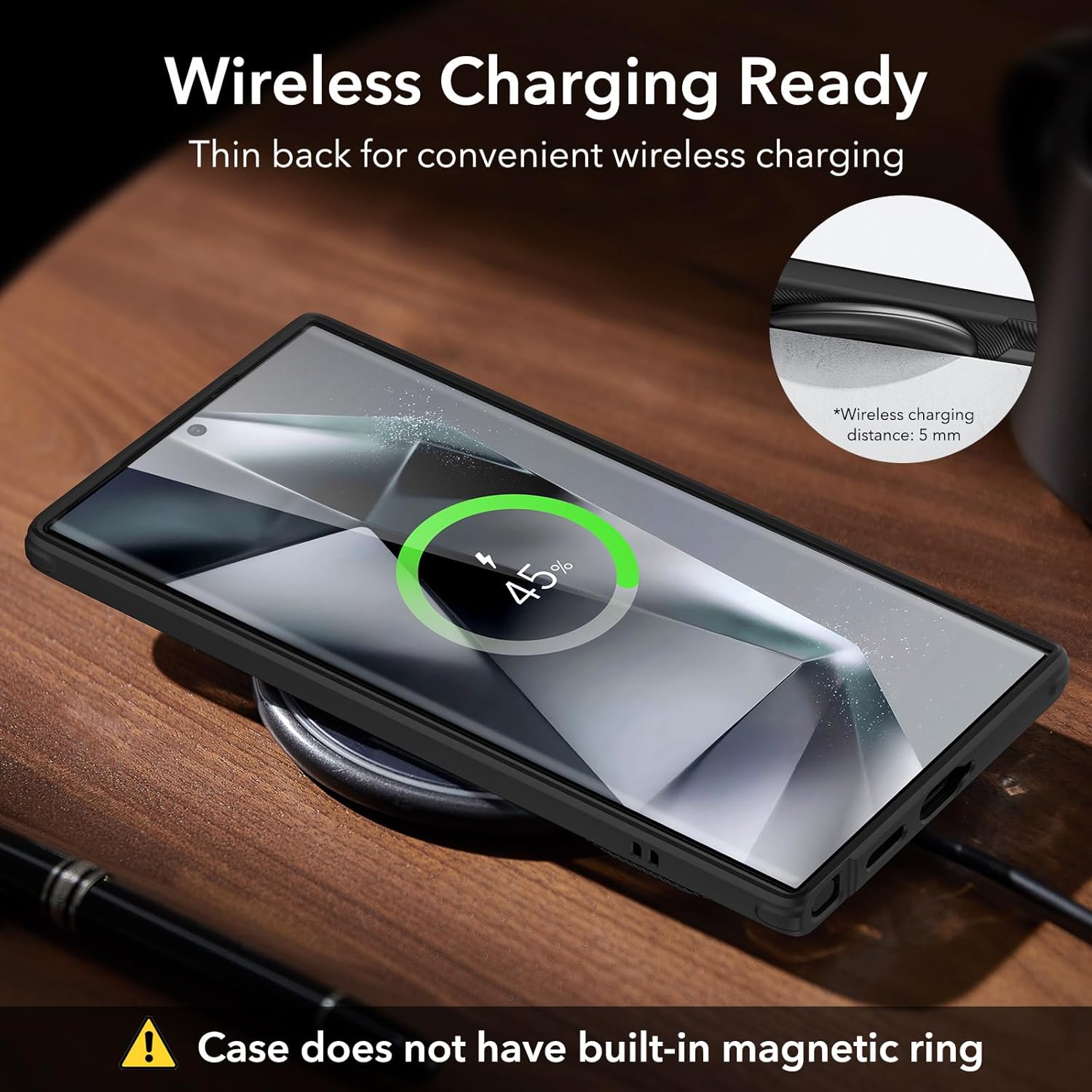 ESR BOOST KICKSTAND SAMSUNG S24 ULTRA CASE BLACK thumbnail 8