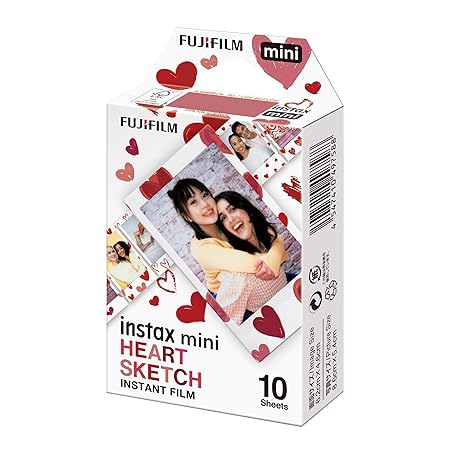 FUJIFILM INSTAX MINI HEART SKETCH SHEET 10 CARTRIDGE thumbnail 4