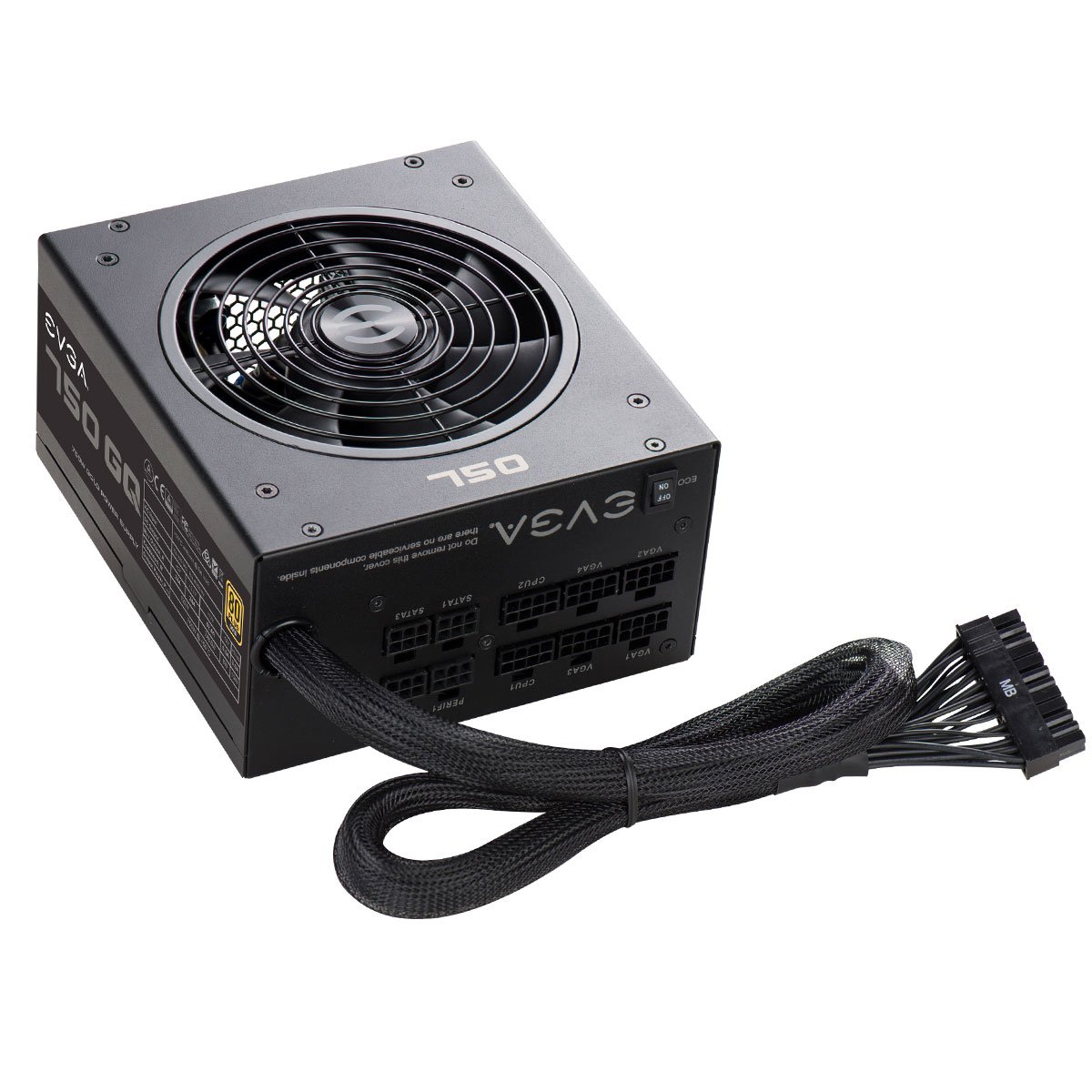 EVGA BQ 750 80+ GOLD 750W SEMI MODULAR PSU 210-GQ-0750-V3 thumbnail 6