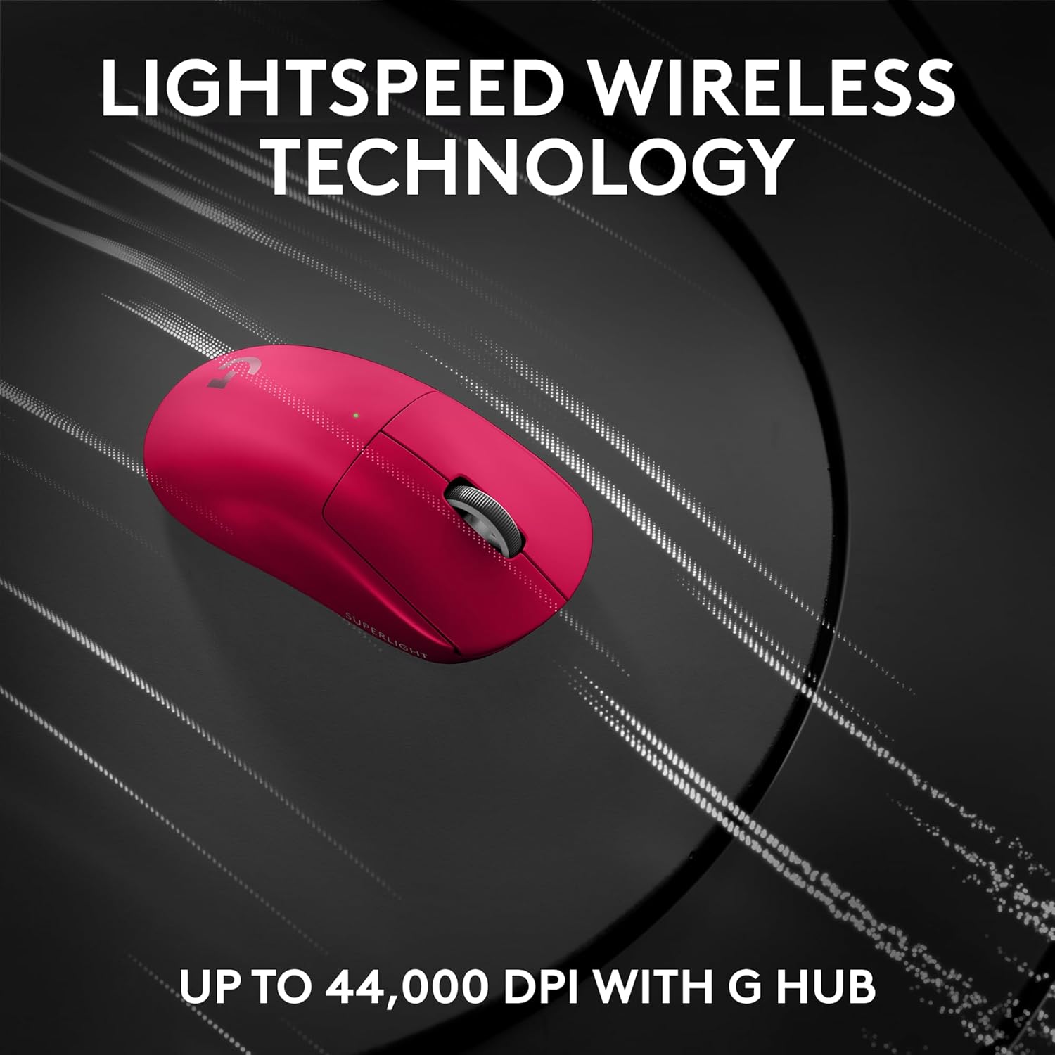 LOGITECH PRO X SUPER LIGHT WIRELESS MOUSE MAGENTA 910-006799 thumbnail 6