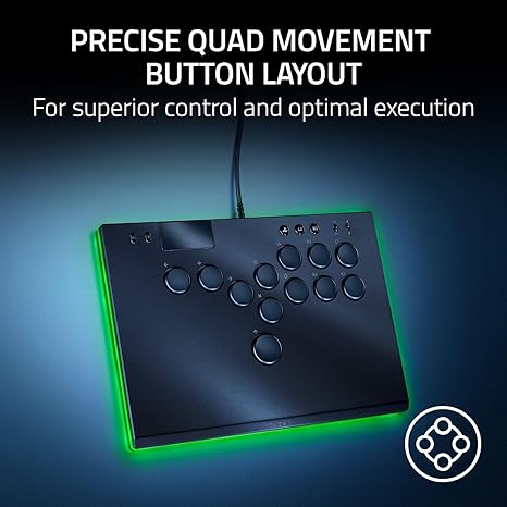 RAZER KITSUNE ALL BUTTON OPTICAL ARCADE CONTROLLER FOR PS5 RZ06-05020100-R3G1 thumbnail 3