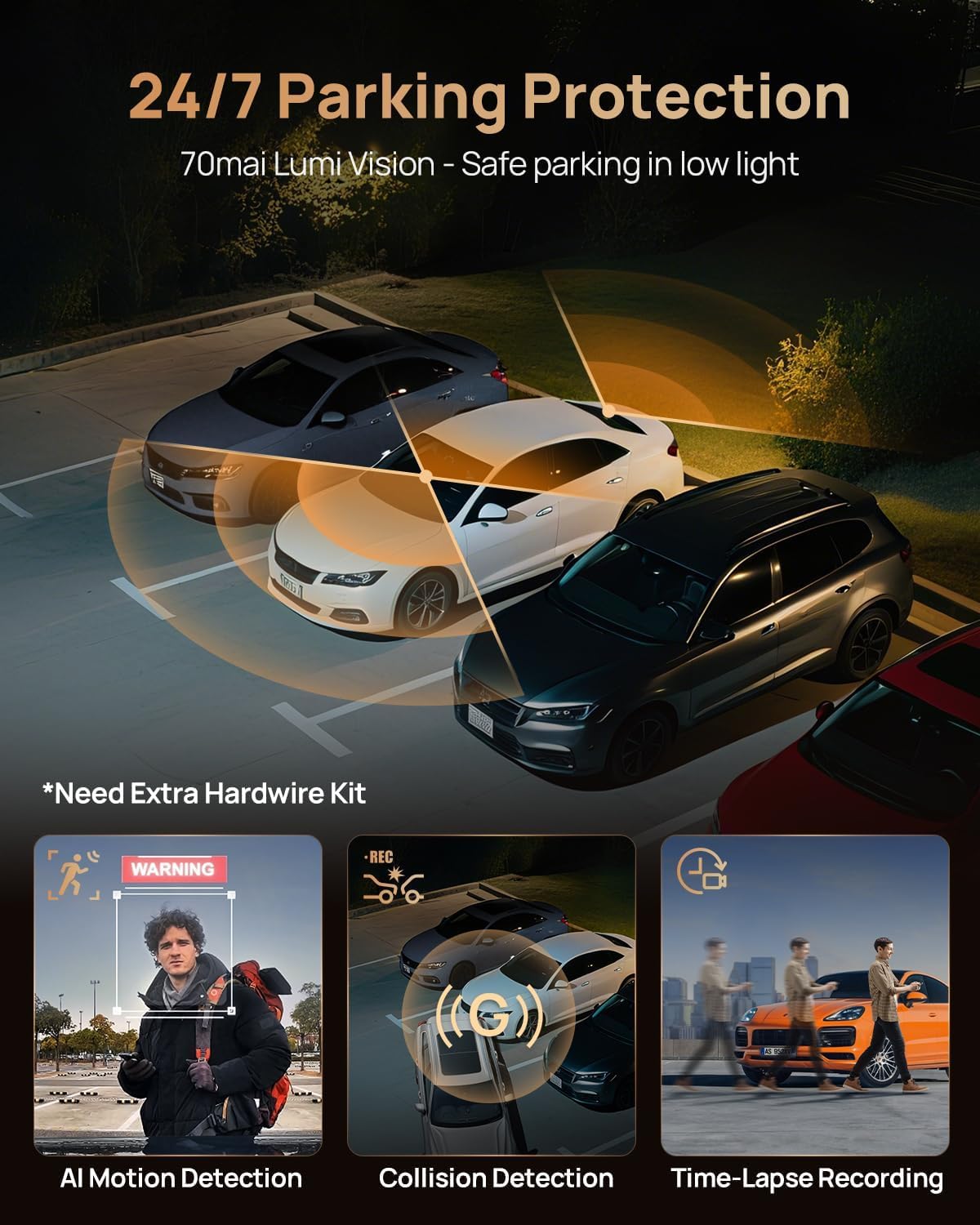 70MAI DASH CAM 4K T800 HDR SET thumbnail 5