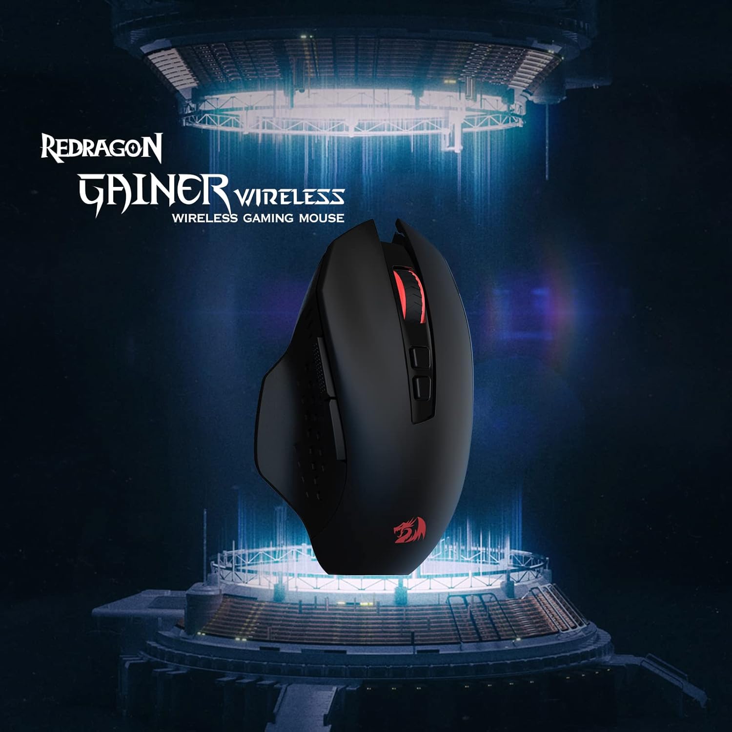 REDRAGON M656 GAINER WIRELESS MOUSE BLACK thumbnail 2