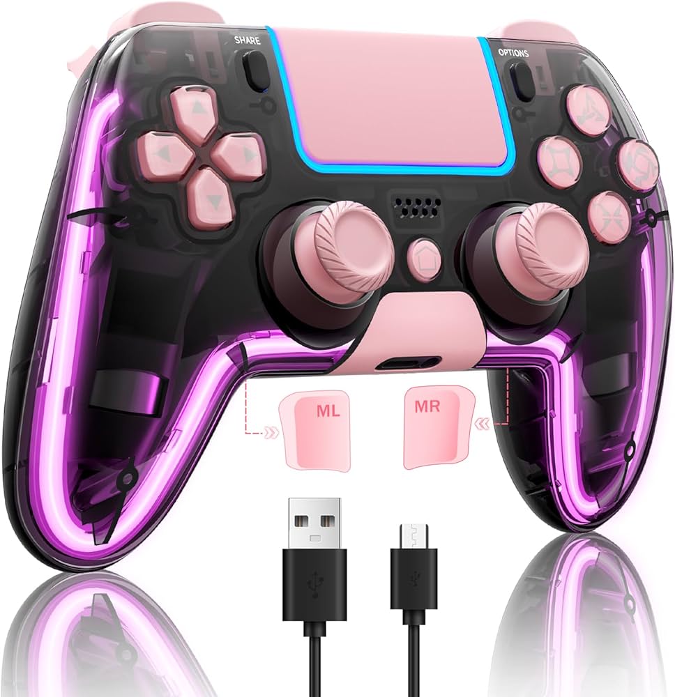 BRHE PS4 WIRELESS RGB CONTROLLER