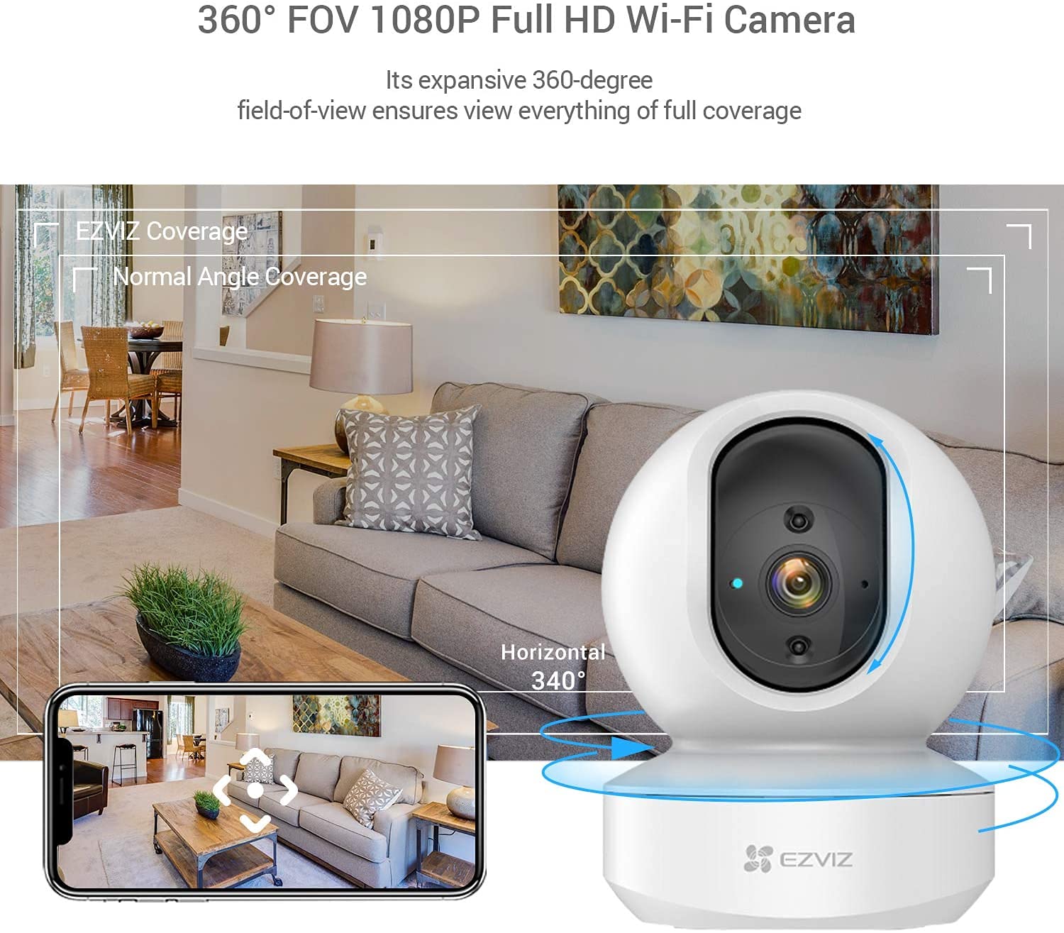 EZVIZ SMART HOME CAMERA FULL HD 4K TY1 CS-TY1 PRO thumbnail 7