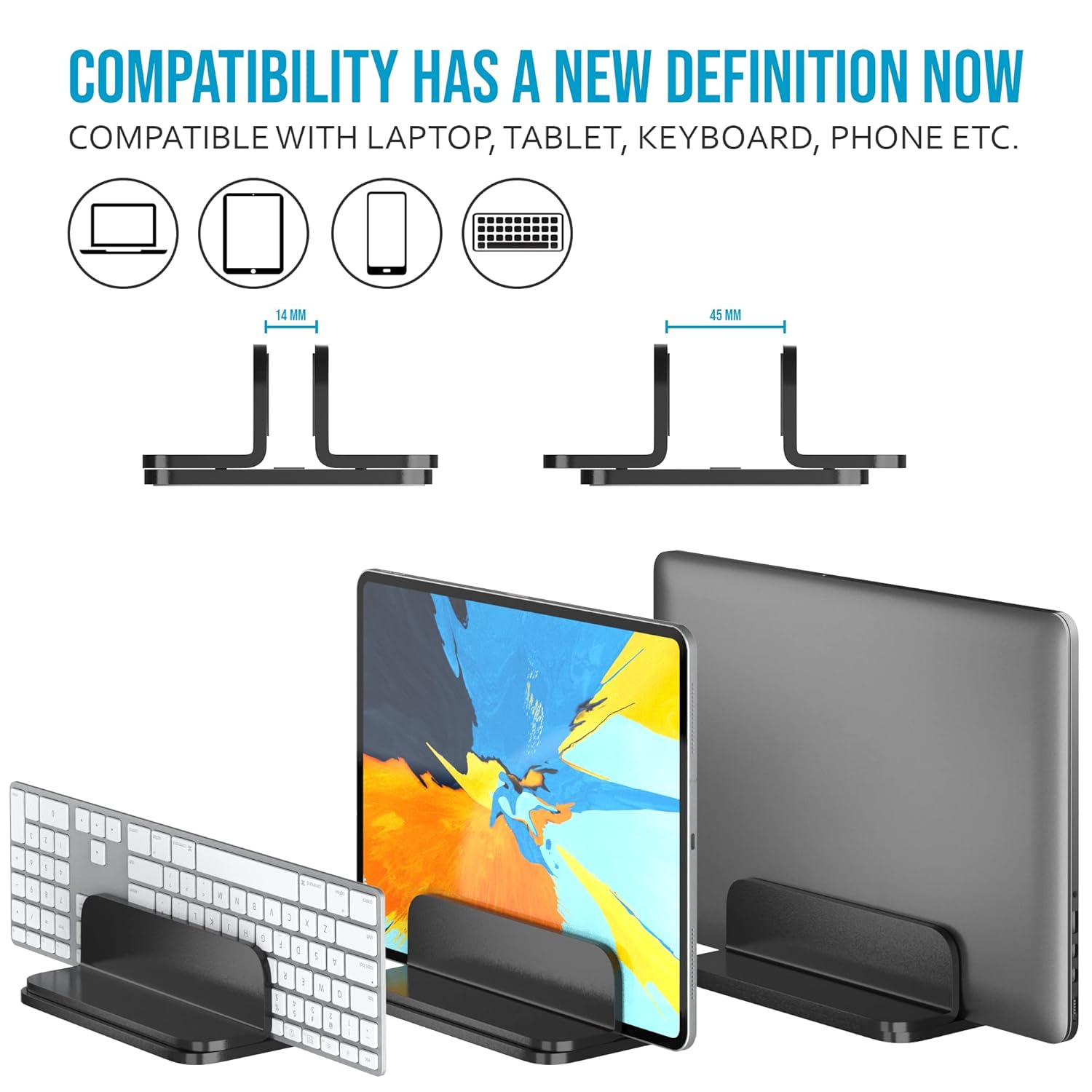 VERTICAL LAPTOP STAND HOLDER SINGLE thumbnail 2