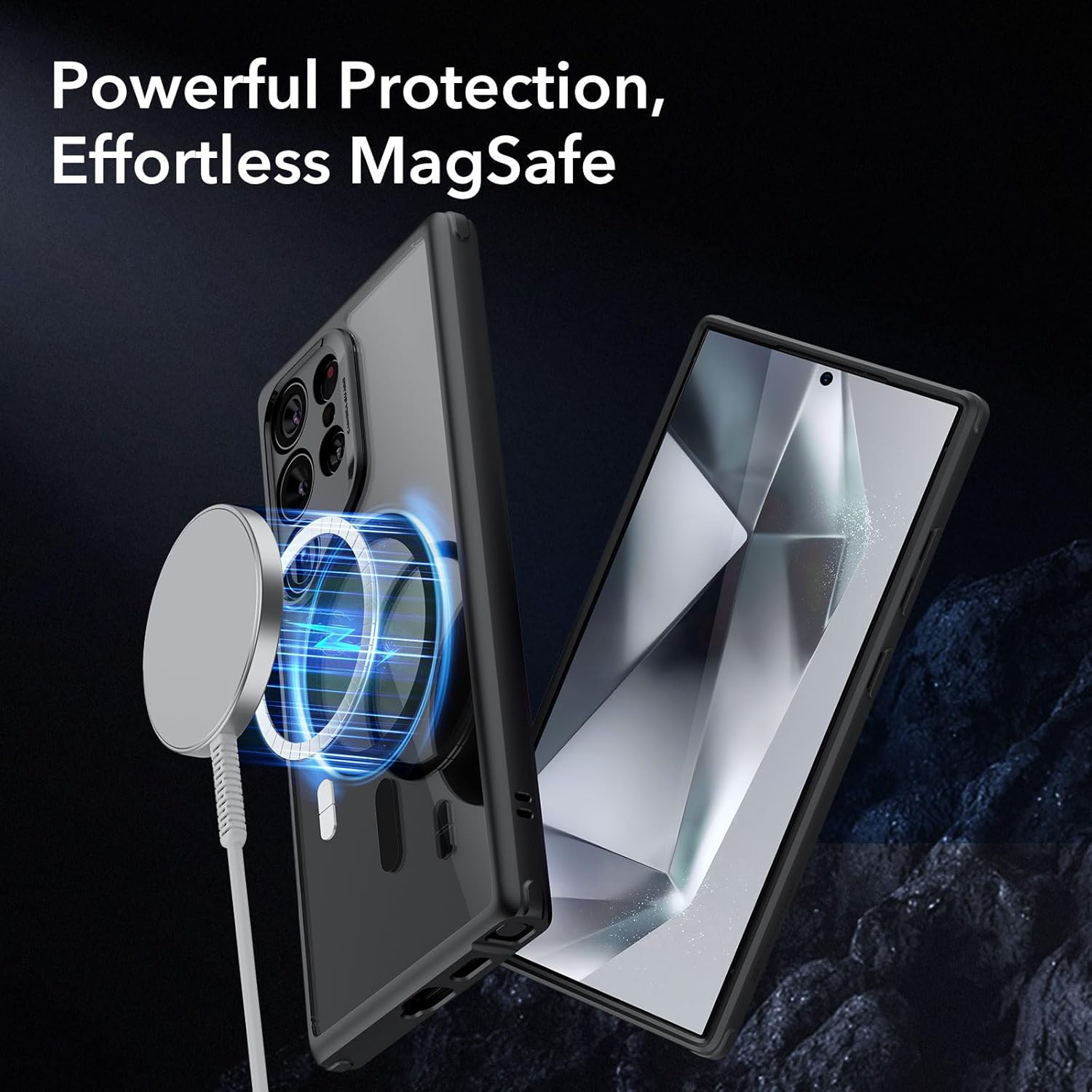 ESR SAMSUNG GALAXY S24 ULTRA MAGSAFE CLASSIC SERIES HYBRID CASE CLEAR thumbnail 2