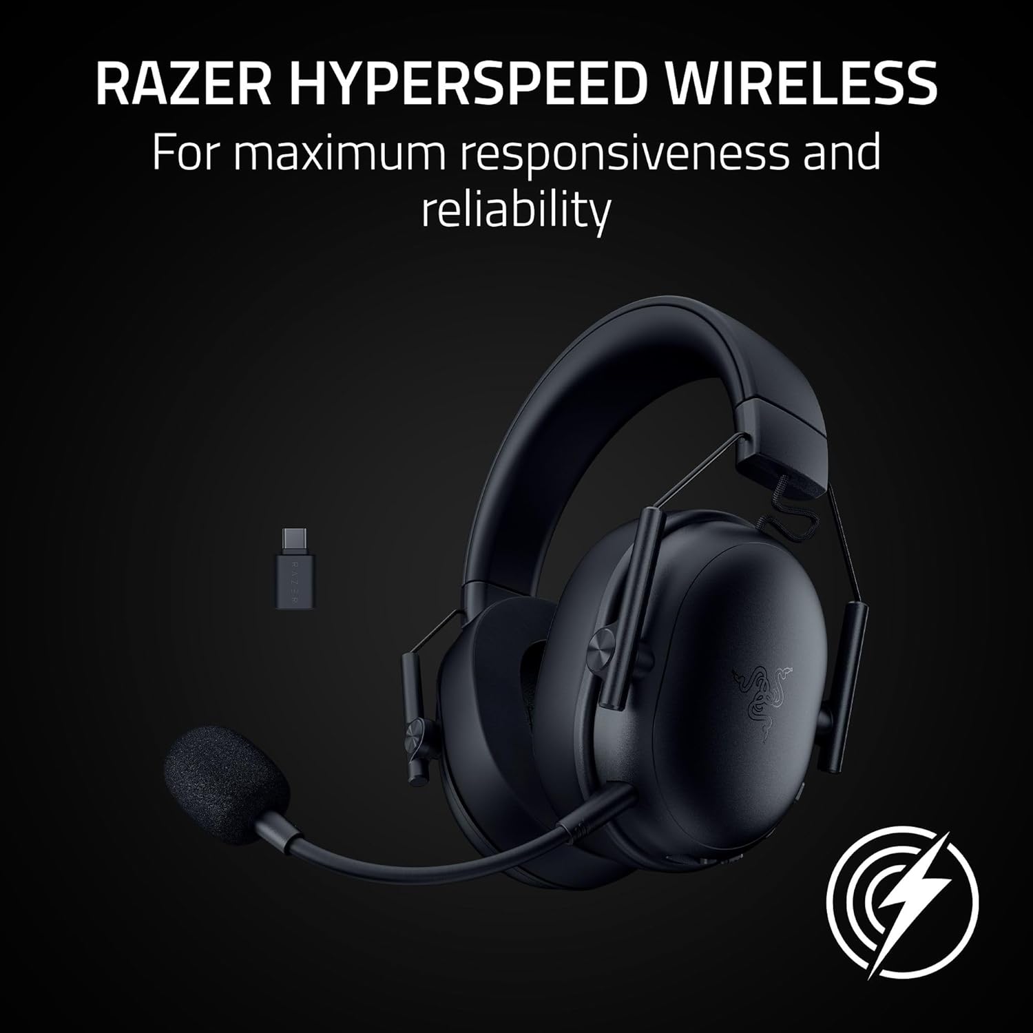 RAZER BLACKSHARK V3 X HYPERSPEED WIRELESS ESPORTS HEADSET RZ04-05420100-R3M1 thumbnail 7