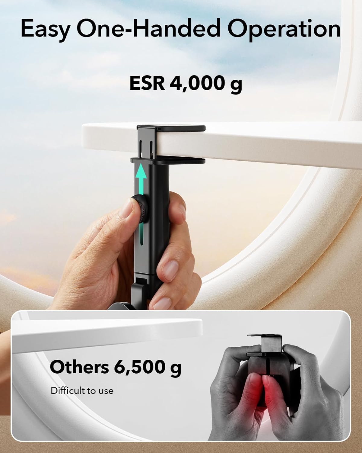 ESR AIRPLANE PHONE HOLDER BLACK thumbnail 7