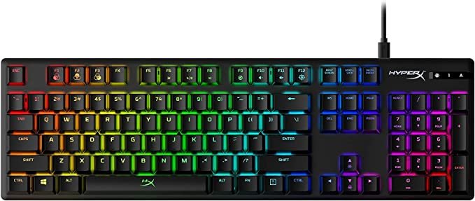 HYPERX ALLOY ORIGINS MECHANICAL GAMING KEYBOARD PS4/XBOX ONE ENGLISH US HX-KB6AQX-US