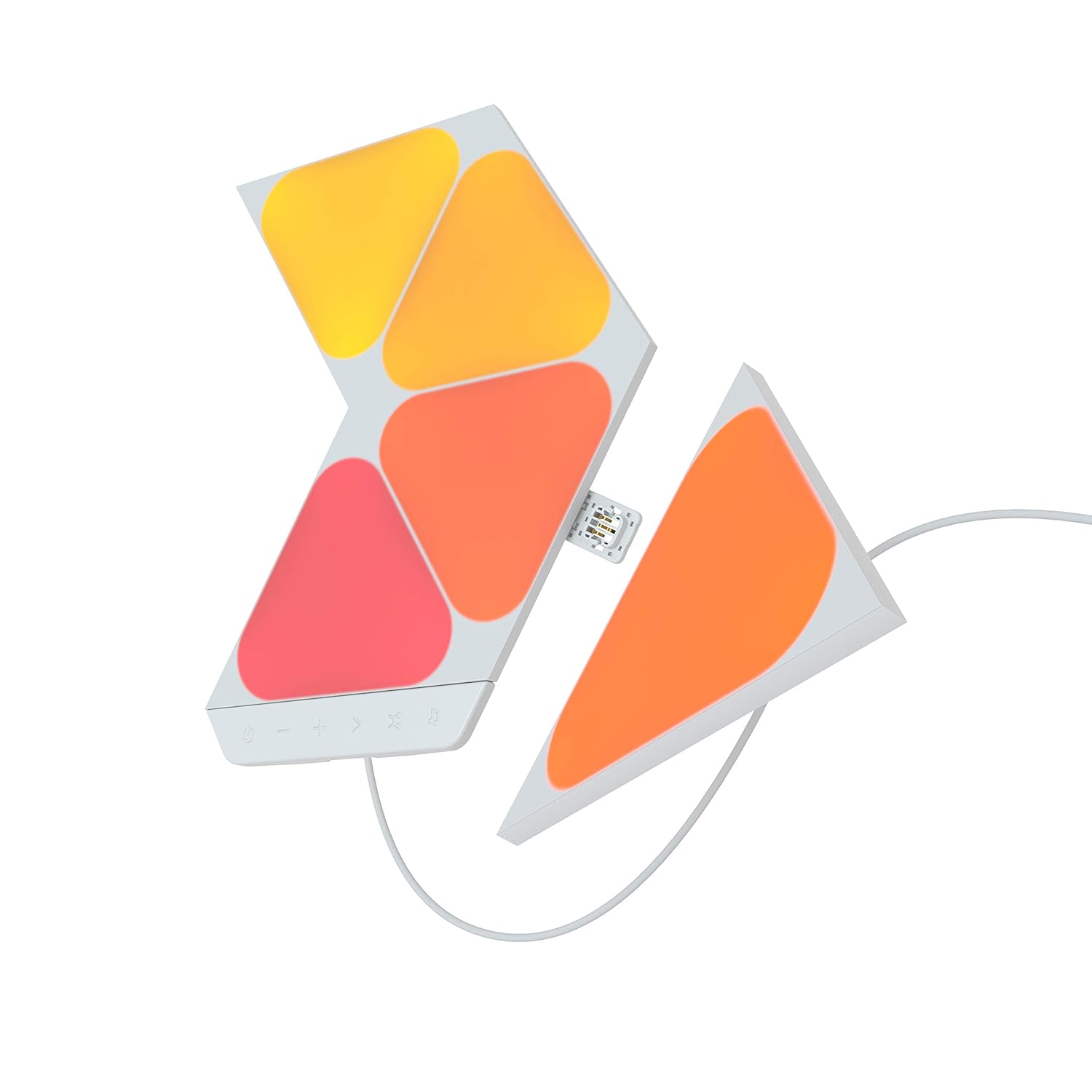 NANOLEAF SHAPES TRIANGLE MINI STARTER KIT WHITE 5 PACK thumbnail 2