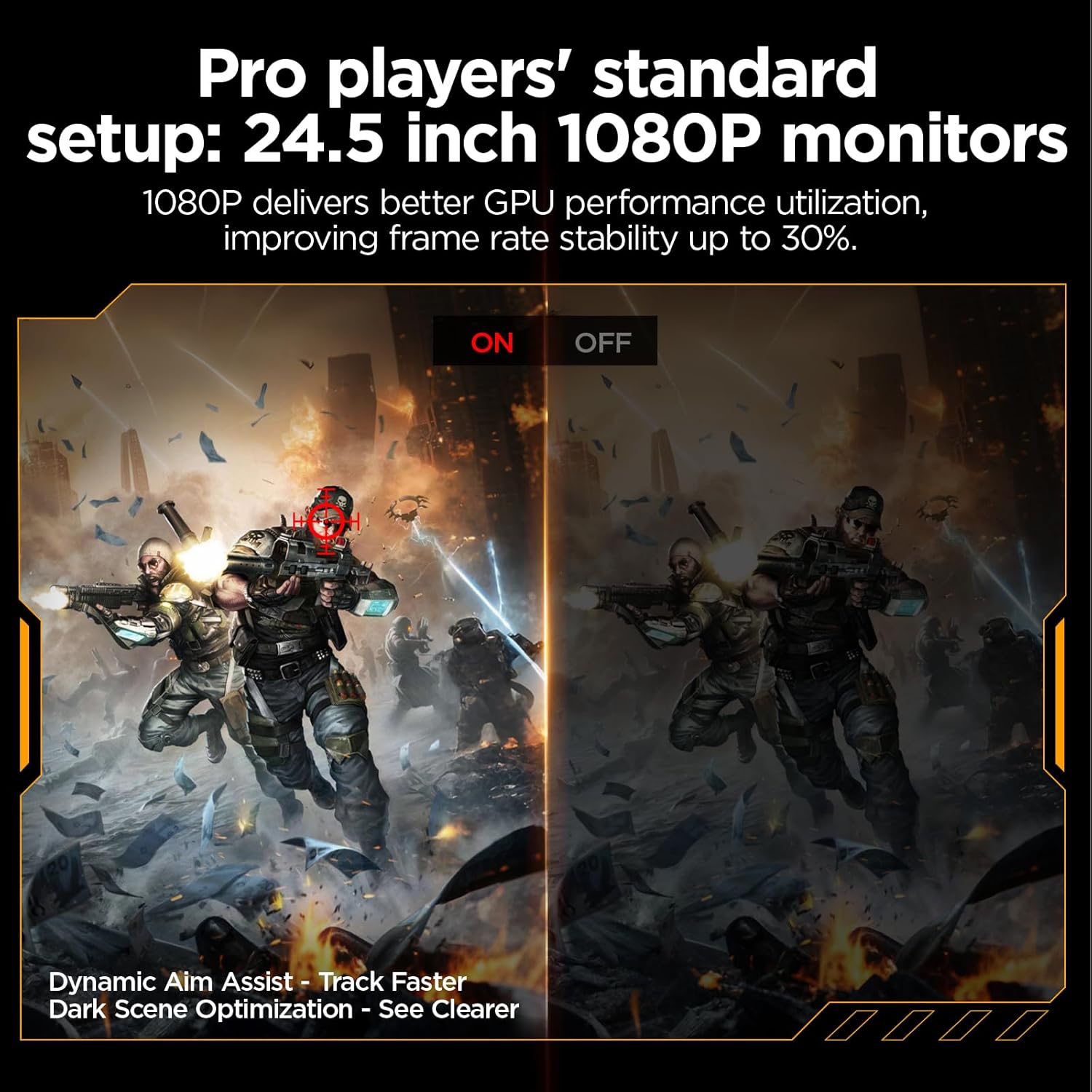 KOORUI 24.5 INCH FHD 1920X1080 200HZ 1MS IPS PANEL GAMING MONITOR G2511P thumbnail 6
