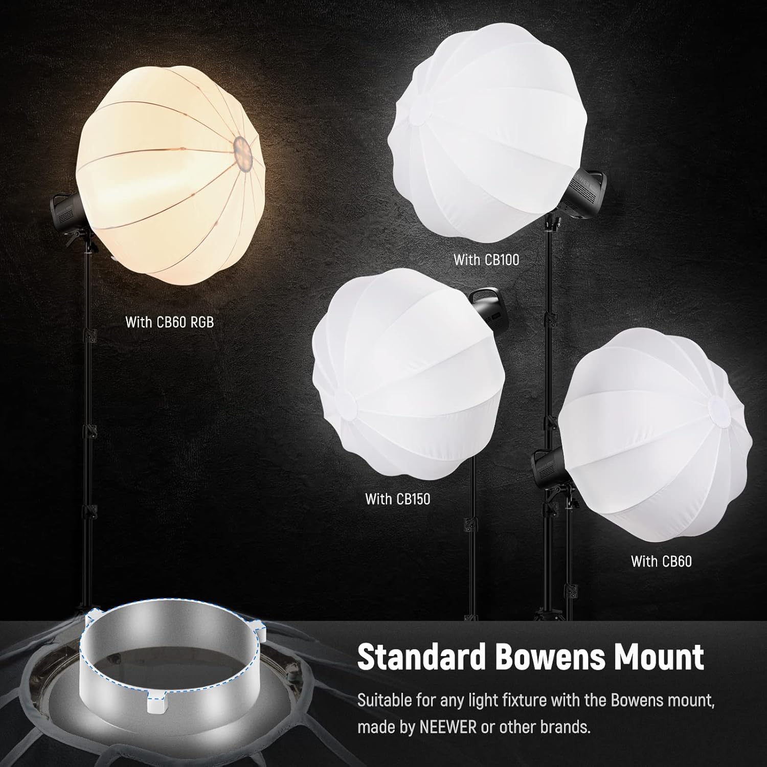 NEEWER LANTERN SOFT LIGHT BOX 90CM NS90L thumbnail 4