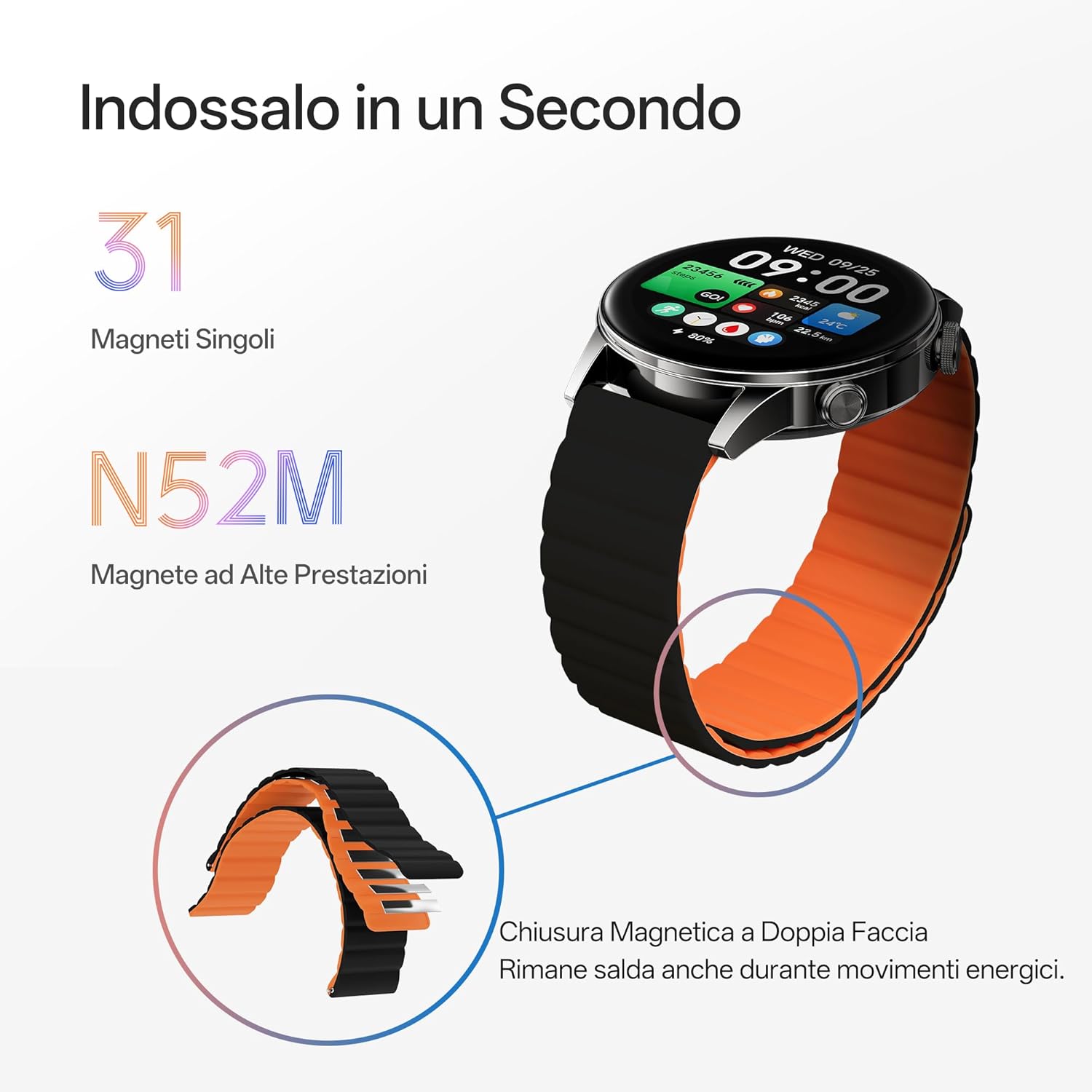 BLACK SHARK S3 SMART WATCH SILVER BS-W2406 thumbnail 4
